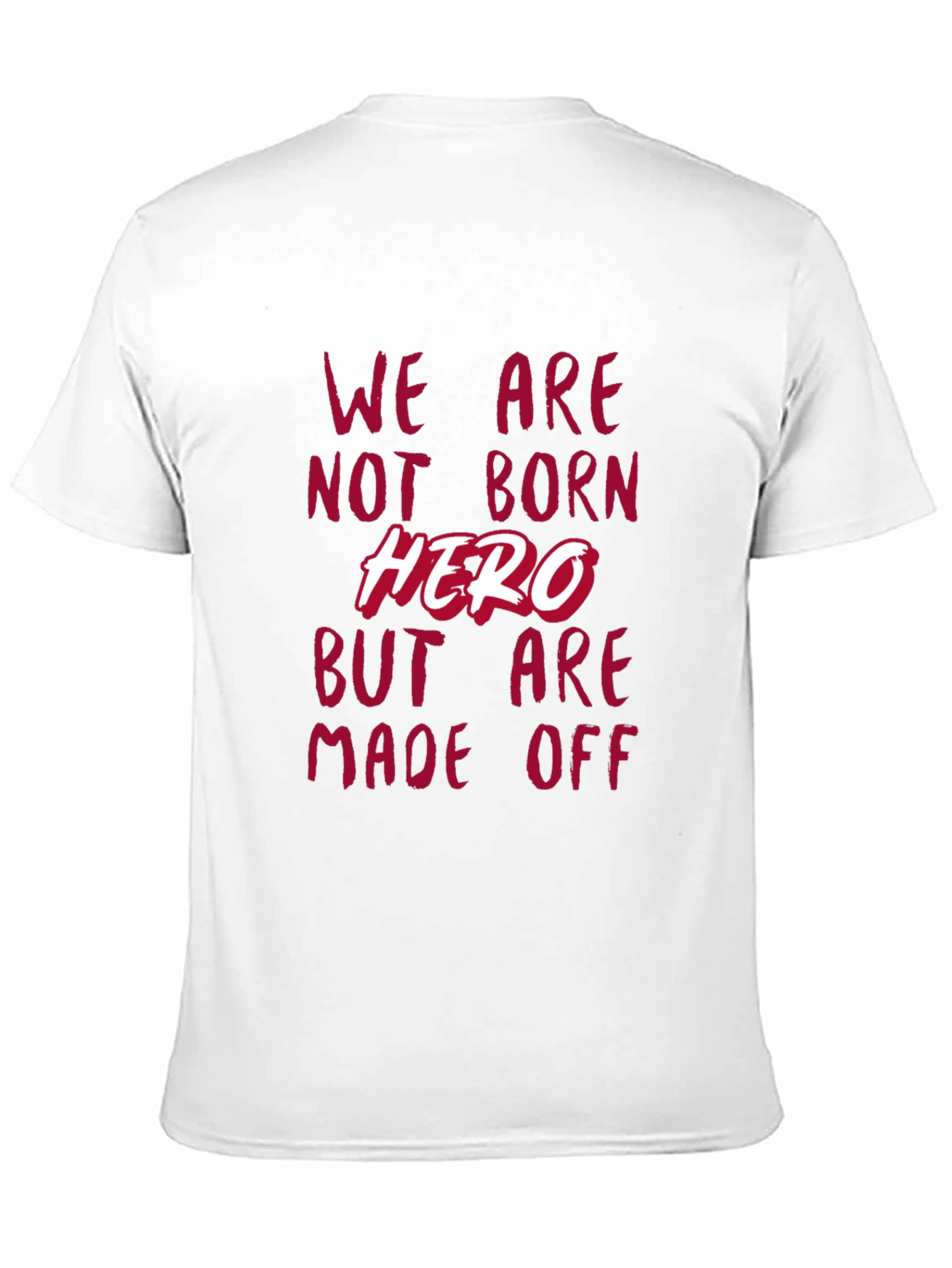 Hero Made Off Mens Black T-Shirt