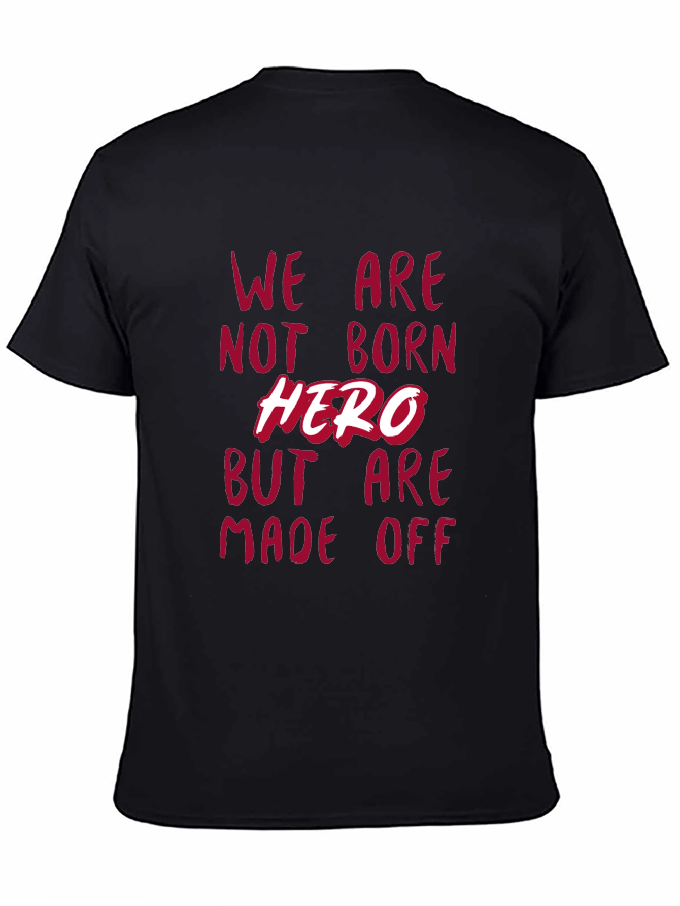 Hero Made Off Mens Black T-Shirt