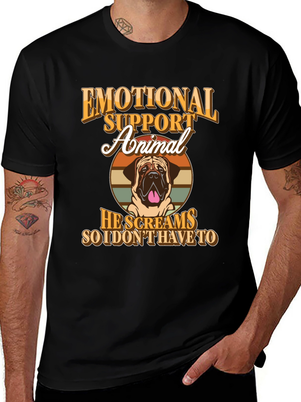 Emotional Support Animal T-Shirt - Dog Lover Tee