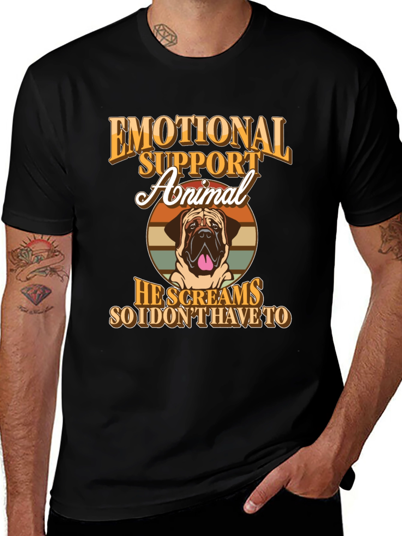 Emotional Support Animal T-Shirt - Dog Lover Tee