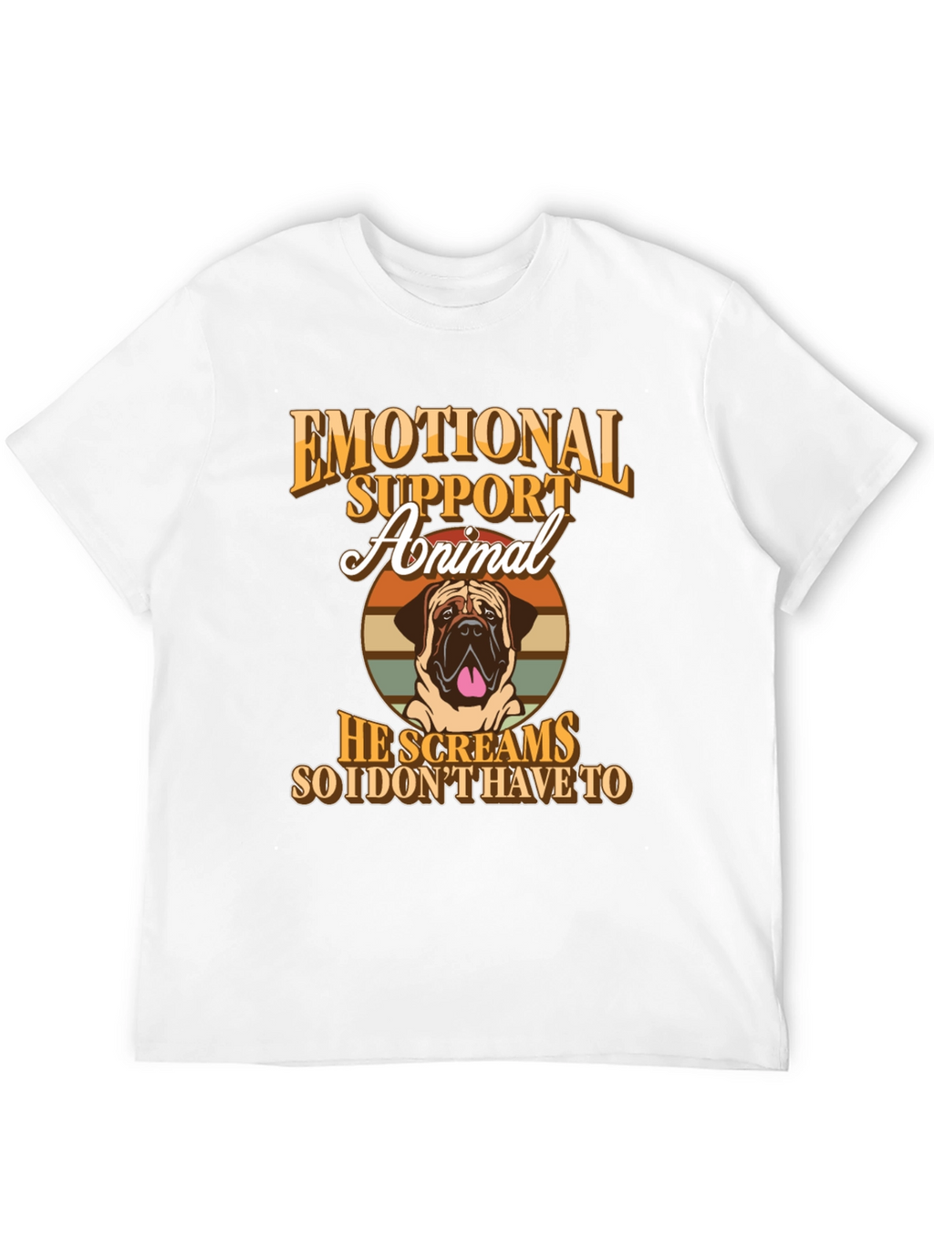 Emotional Support Animal T-Shirt - Dog Lover Tee