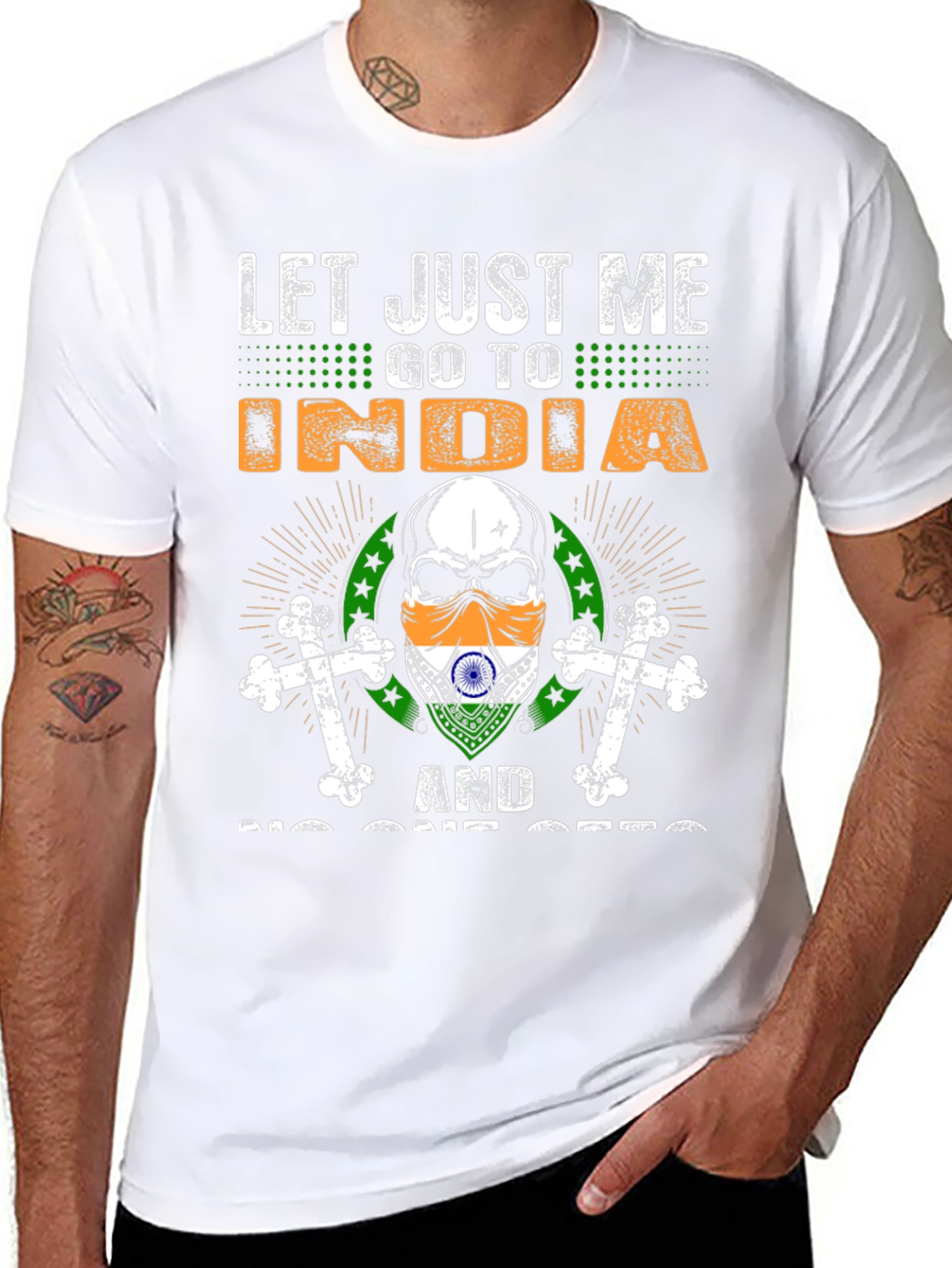 Let Me Go To India Graphic T-Shirt