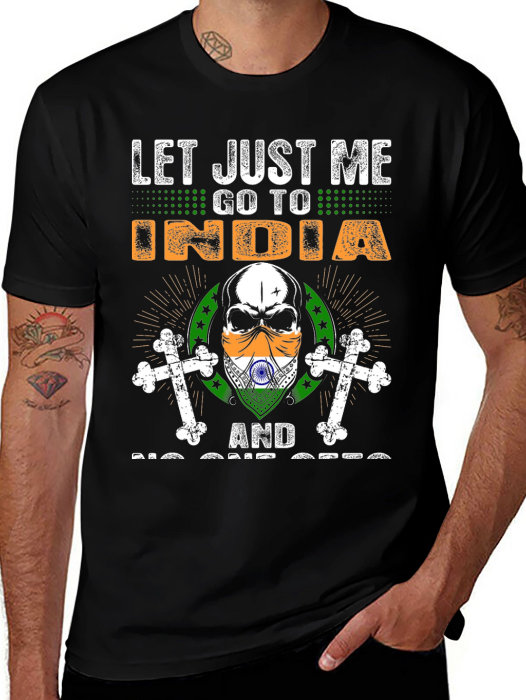 Let Me Go To India Graphic T-Shirt