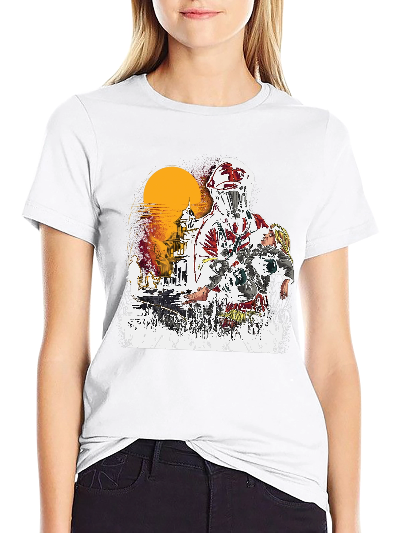 Sci-fi Horror Graphic Tee - Rescue