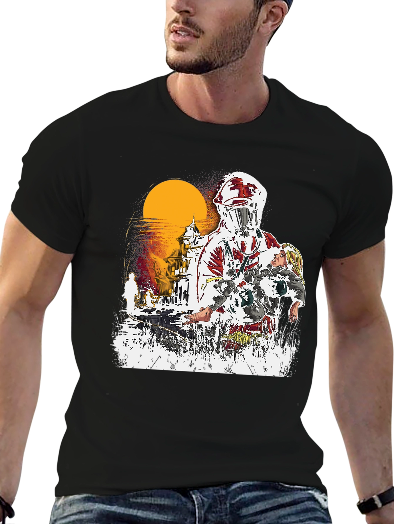 Sci-fi Horror Graphic Tee - Rescue