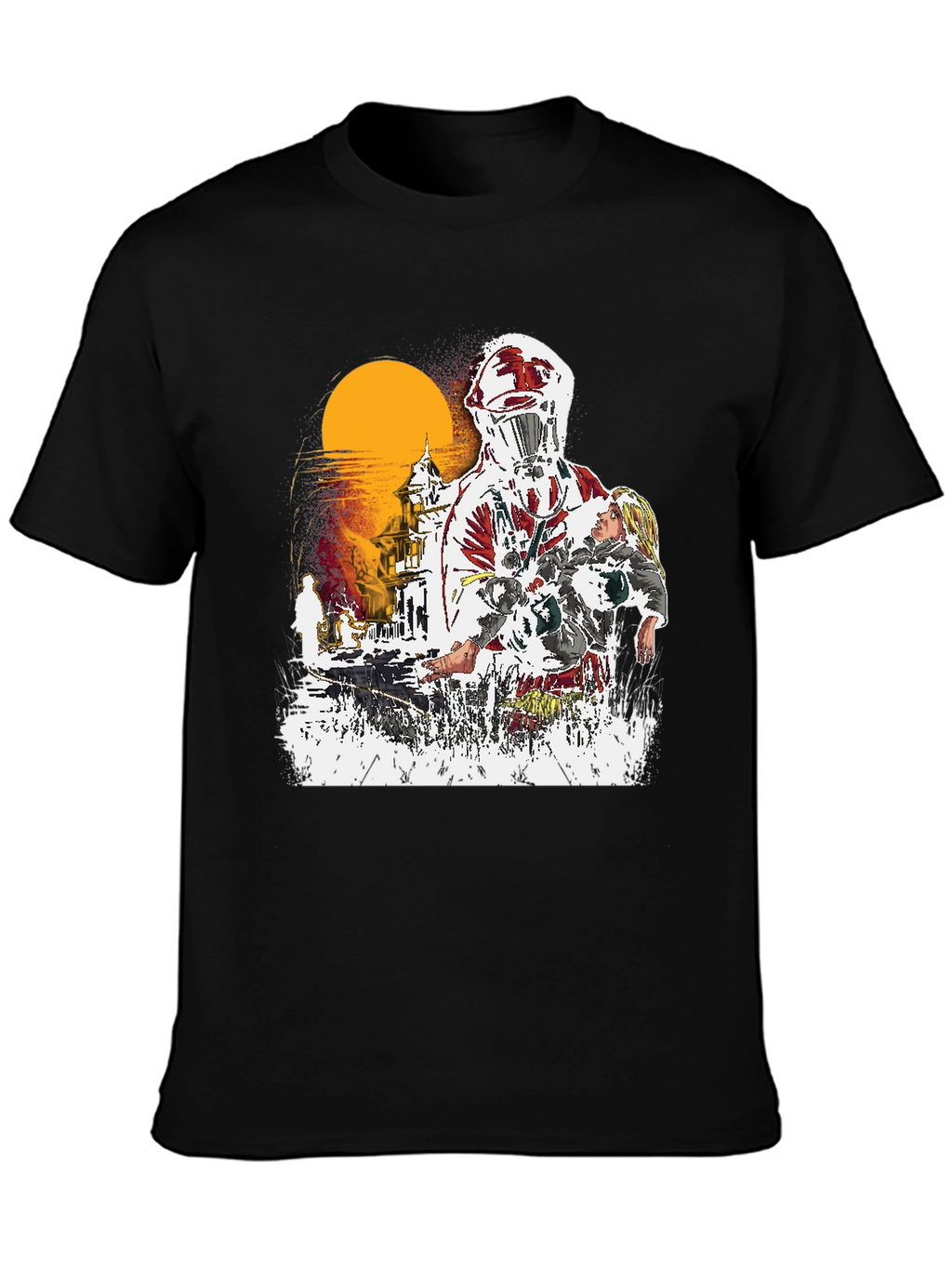 Sci-fi Horror Graphic Tee - Rescue