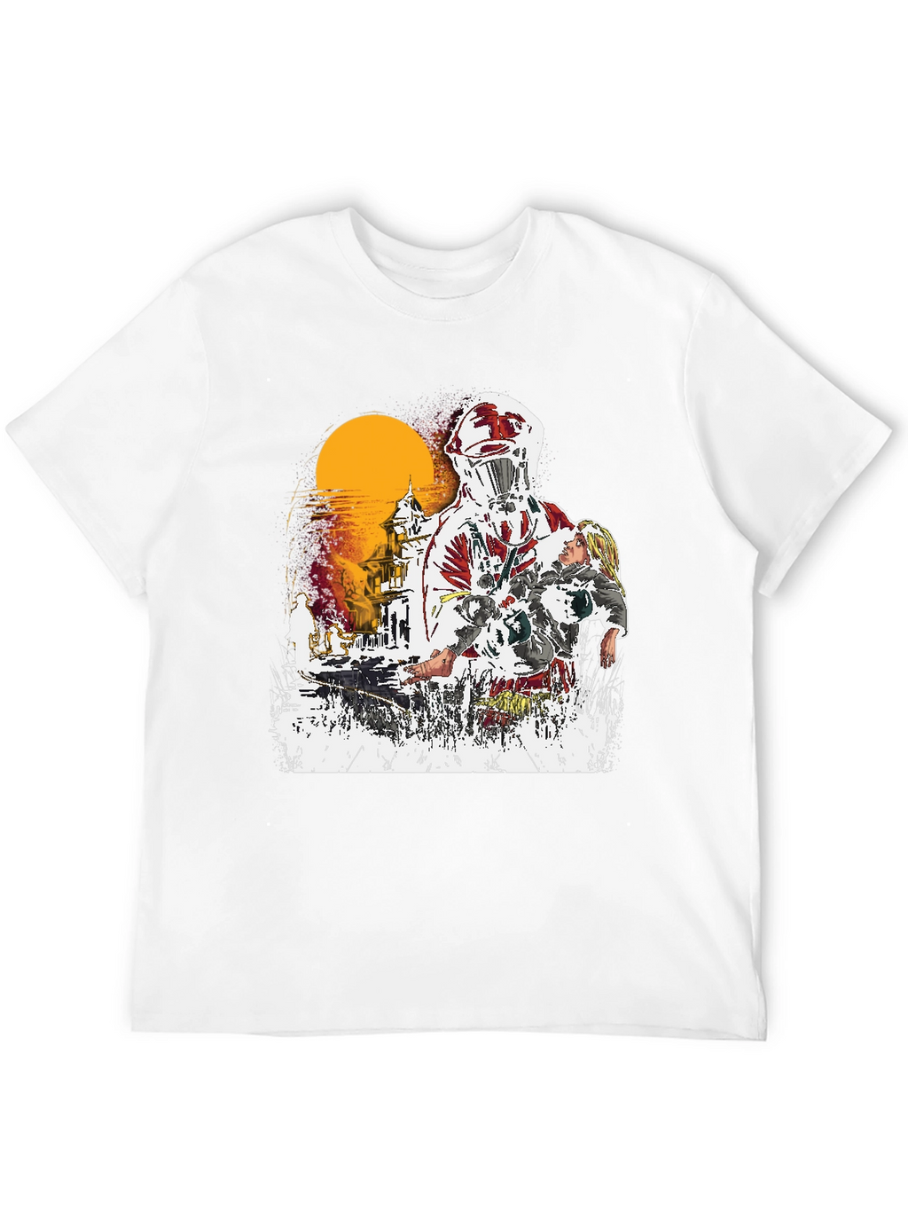 Sci-fi Horror Graphic Tee - Rescue