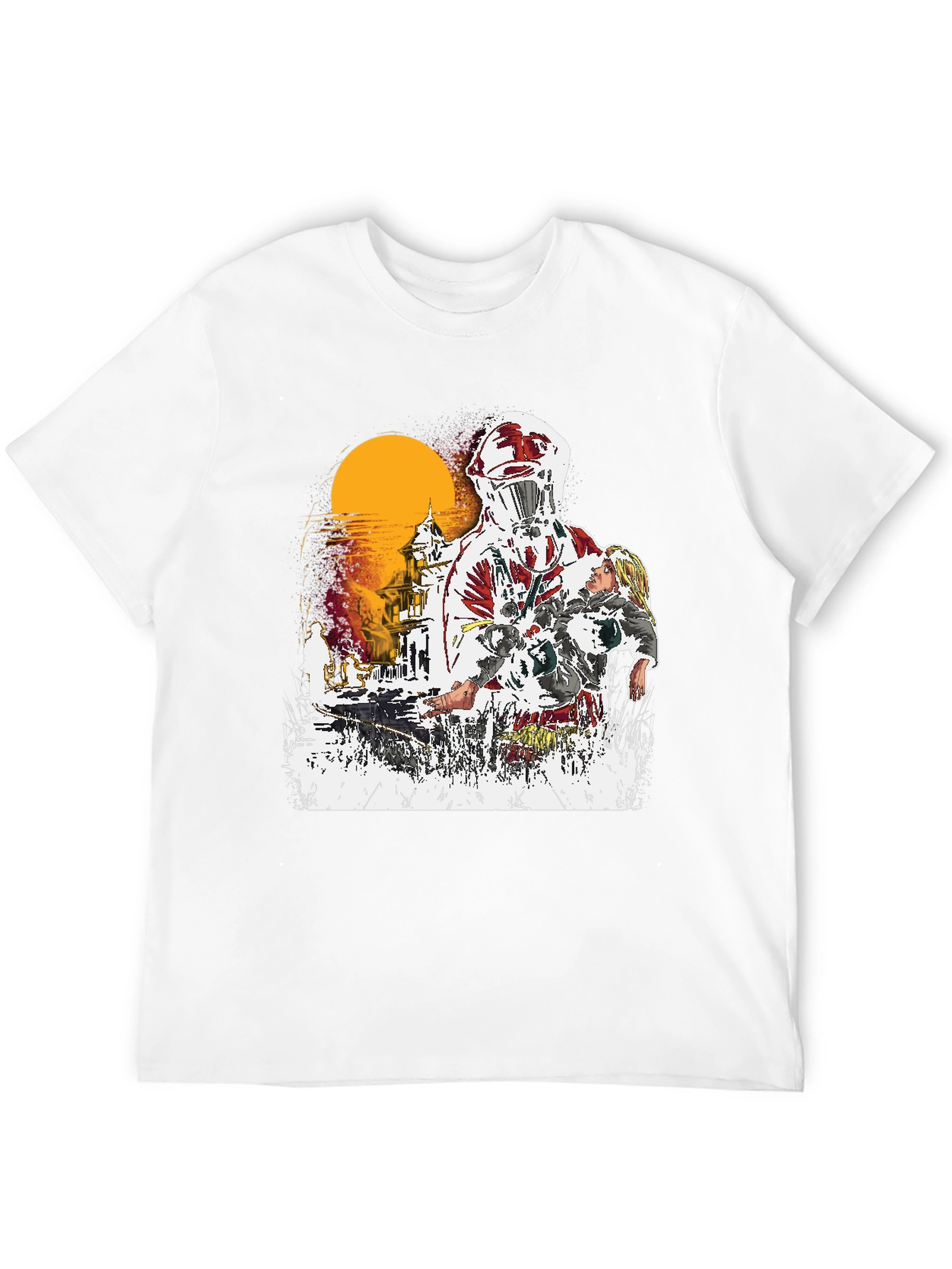 Sci-fi Horror Graphic Tee - Rescue