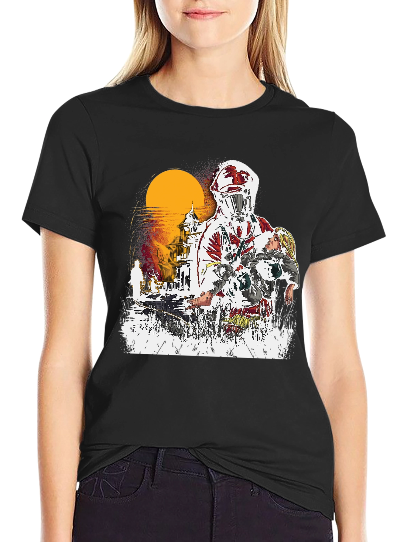 Sci-fi Horror Graphic Tee - Rescue