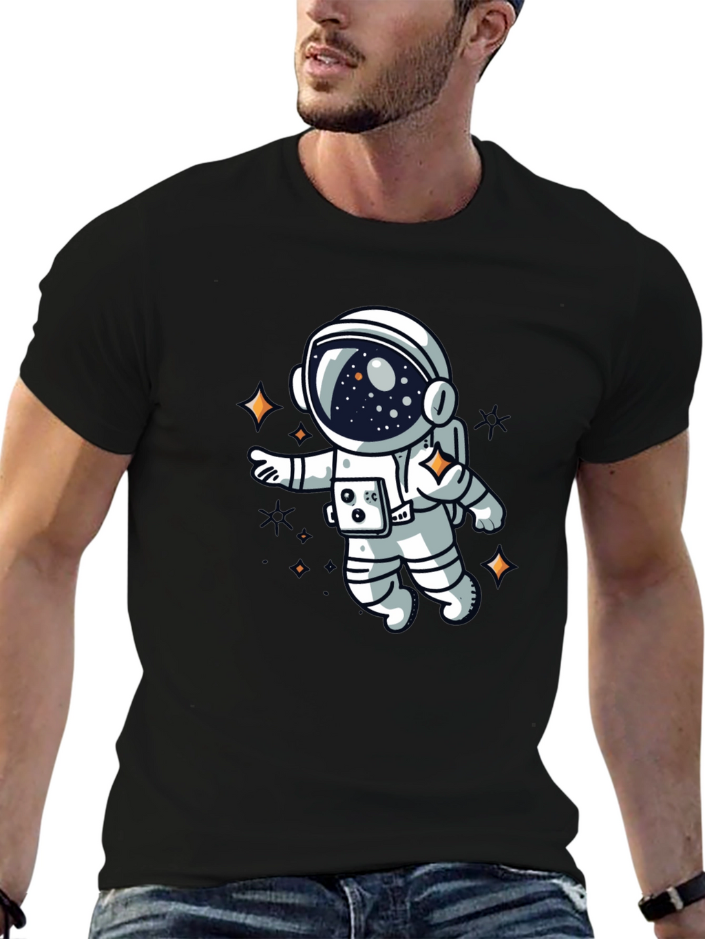 Astronaut Graphic T-Shirt - Space Adventure