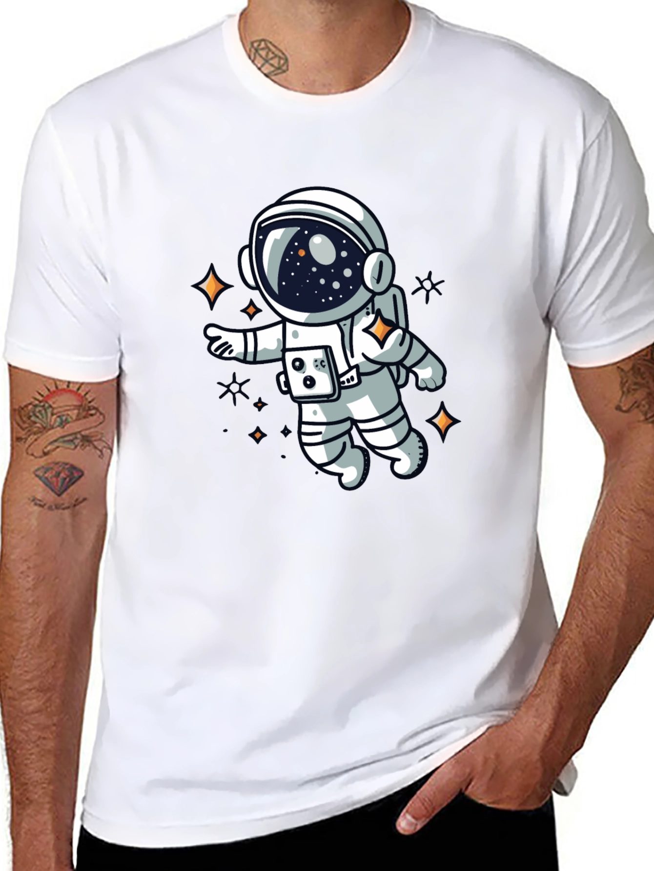 Astronaut Graphic T-Shirt - Space Adventure