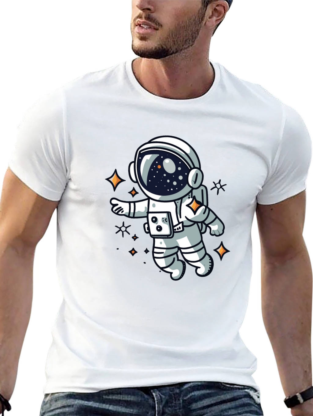 Astronaut Graphic T-Shirt - Space Adventure