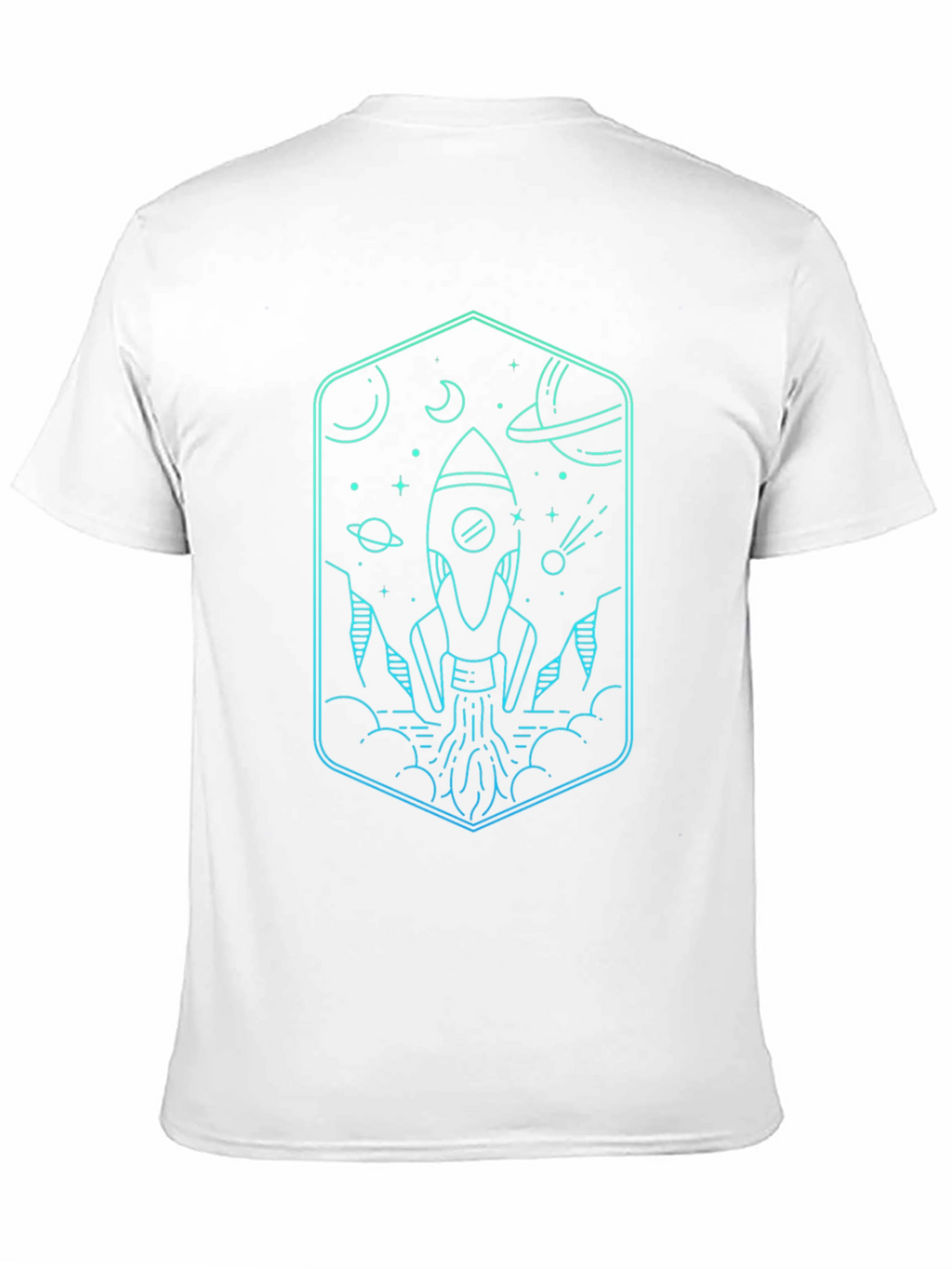 Rocket Launch Graphic Tee - Space Adventure