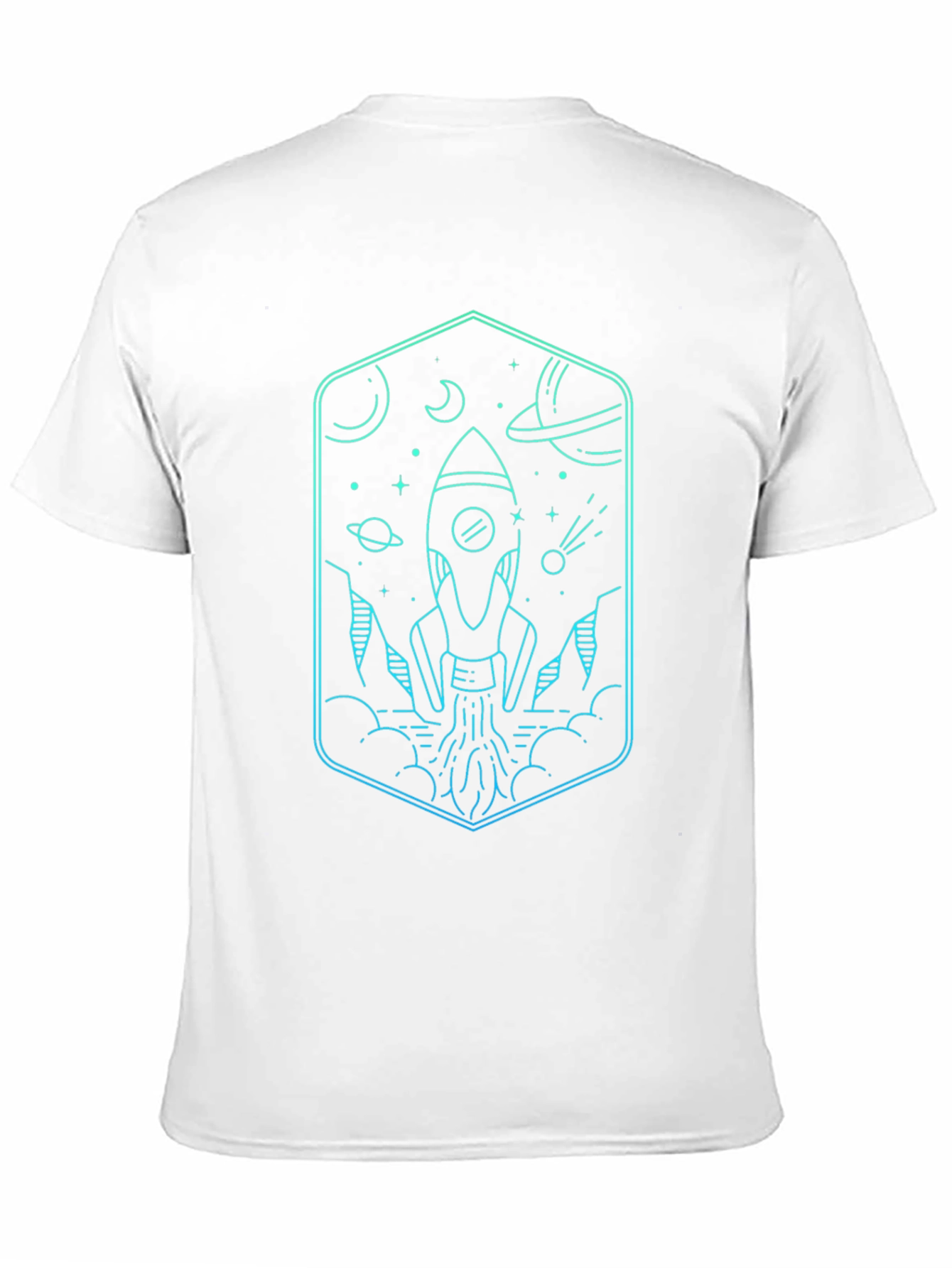 Rocket Launch Graphic Tee - Space Adventure