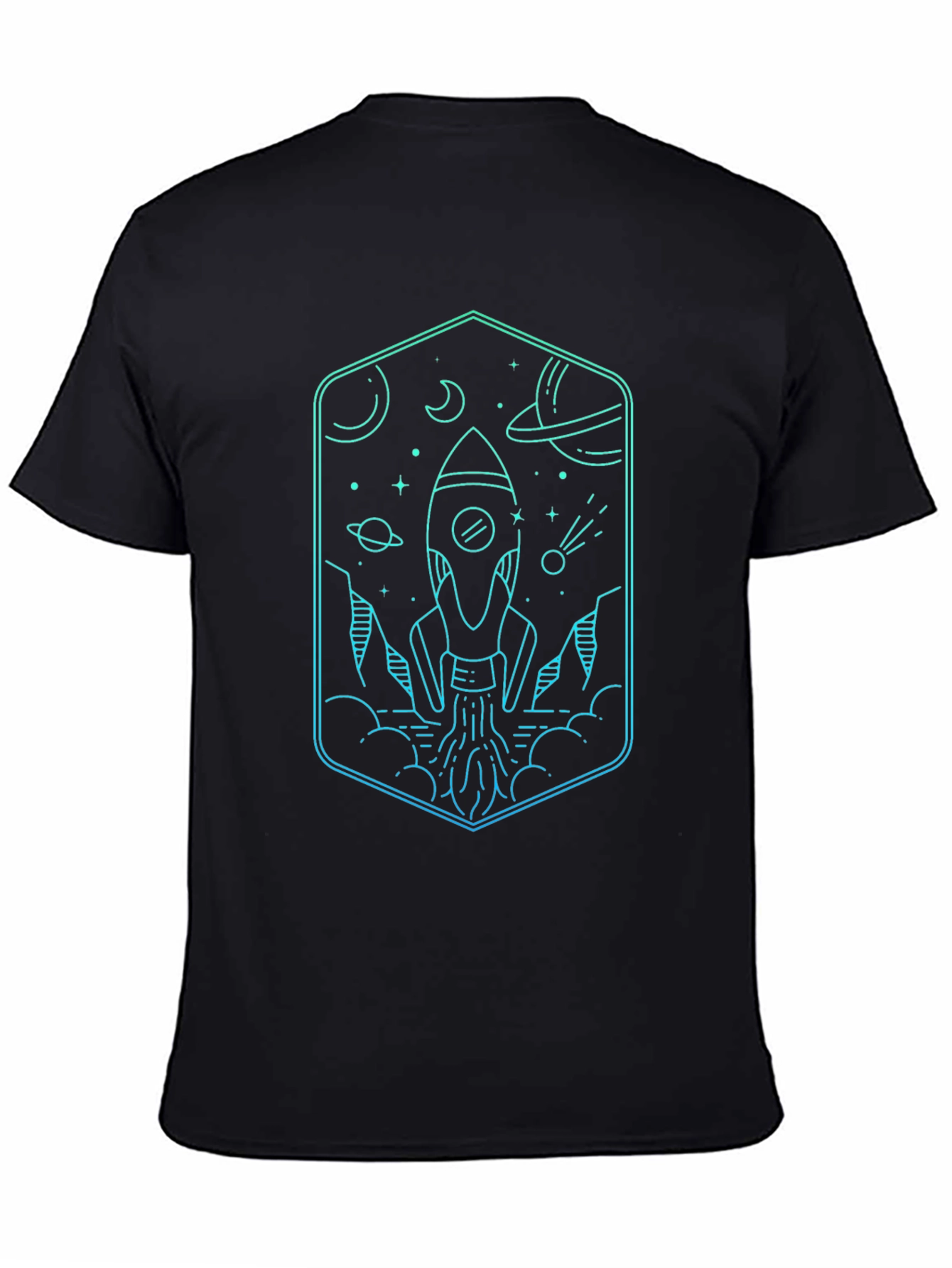 Rocket Launch Graphic Tee - Space Adventure