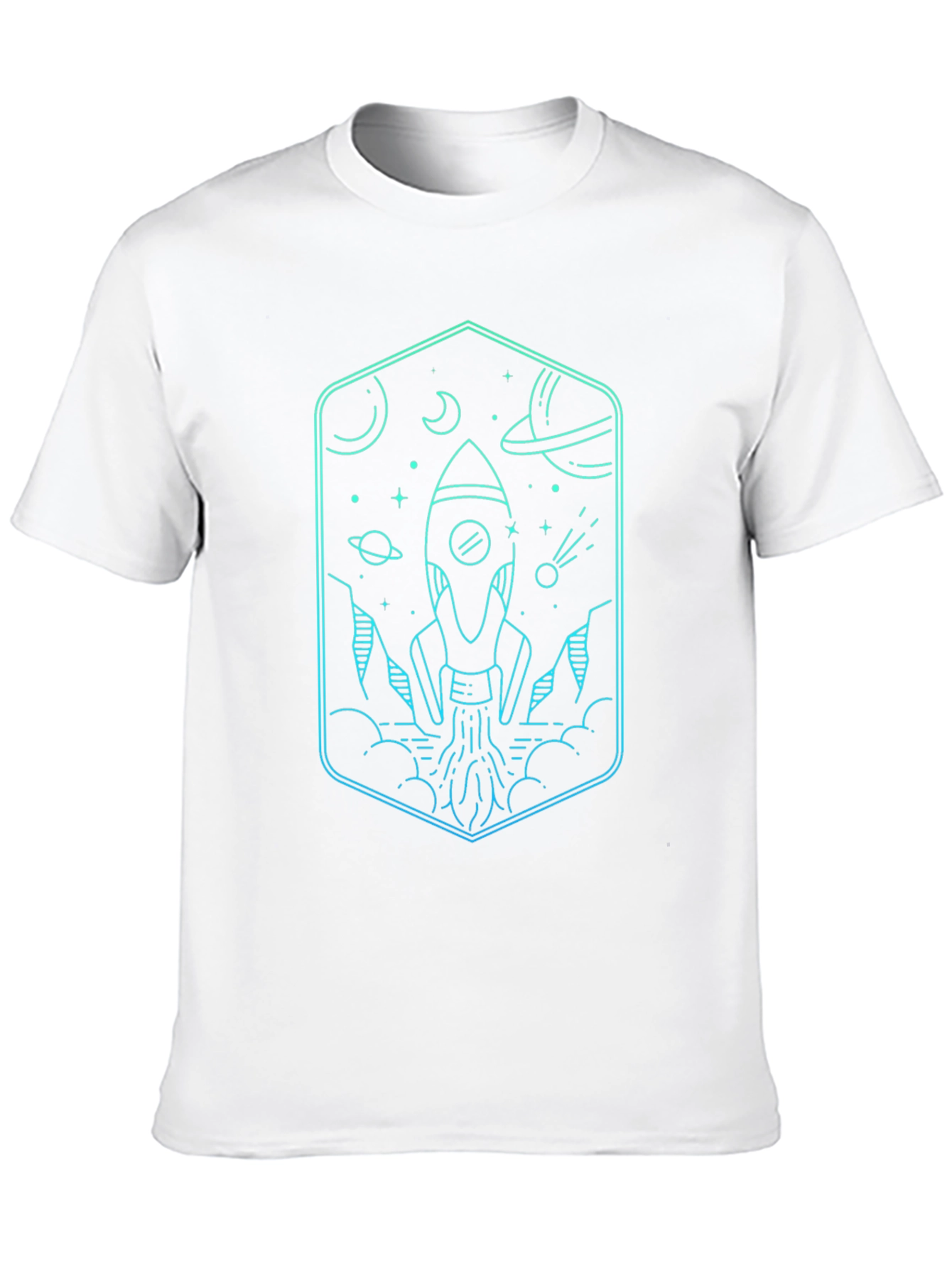 Rocket Launch Graphic Tee - Space Adventure