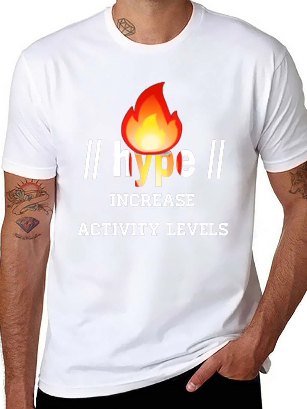 Hype Increase Activity Levels Graphic Tee