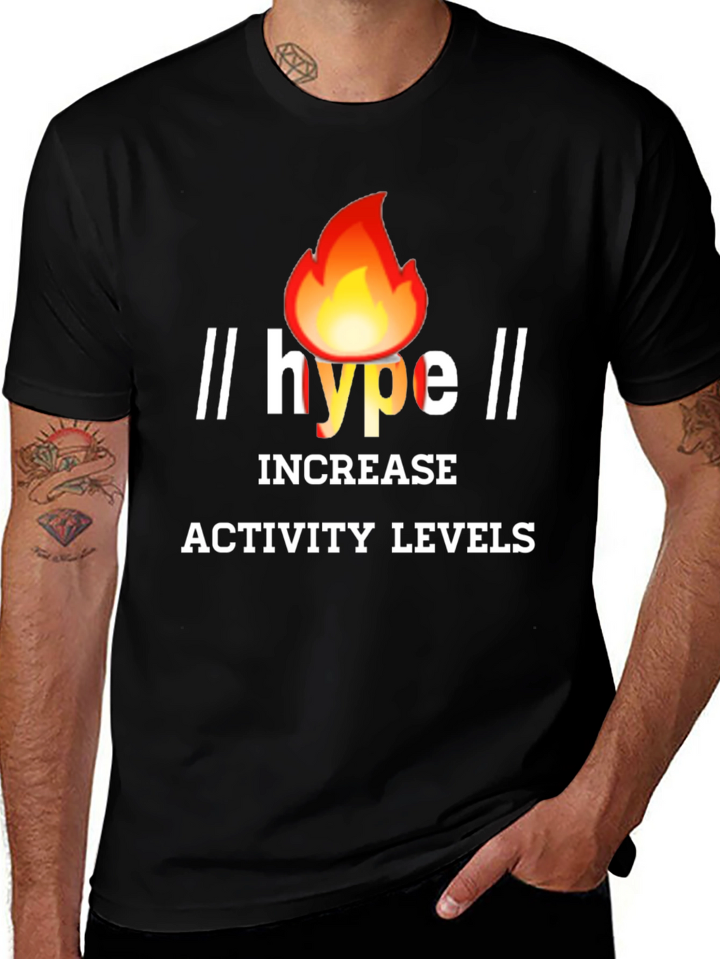 Hype Increase Activity Levels Graphic Tee