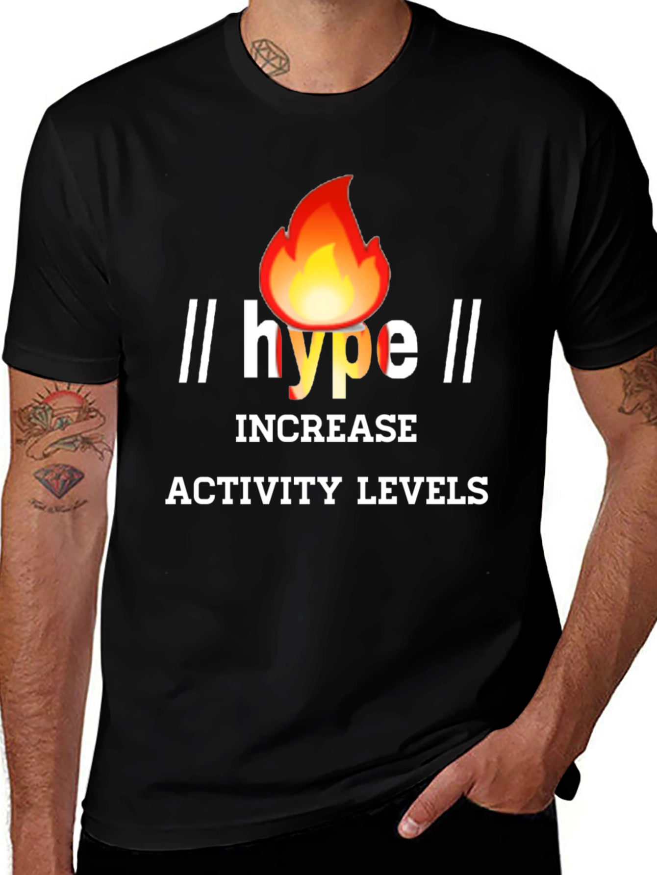 Hype Increase Activity Levels Graphic Tee