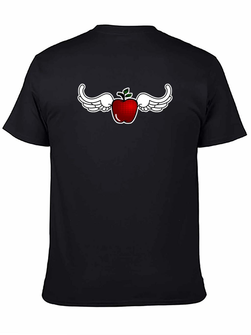 Whimsical Flying Apple Graphic Tee