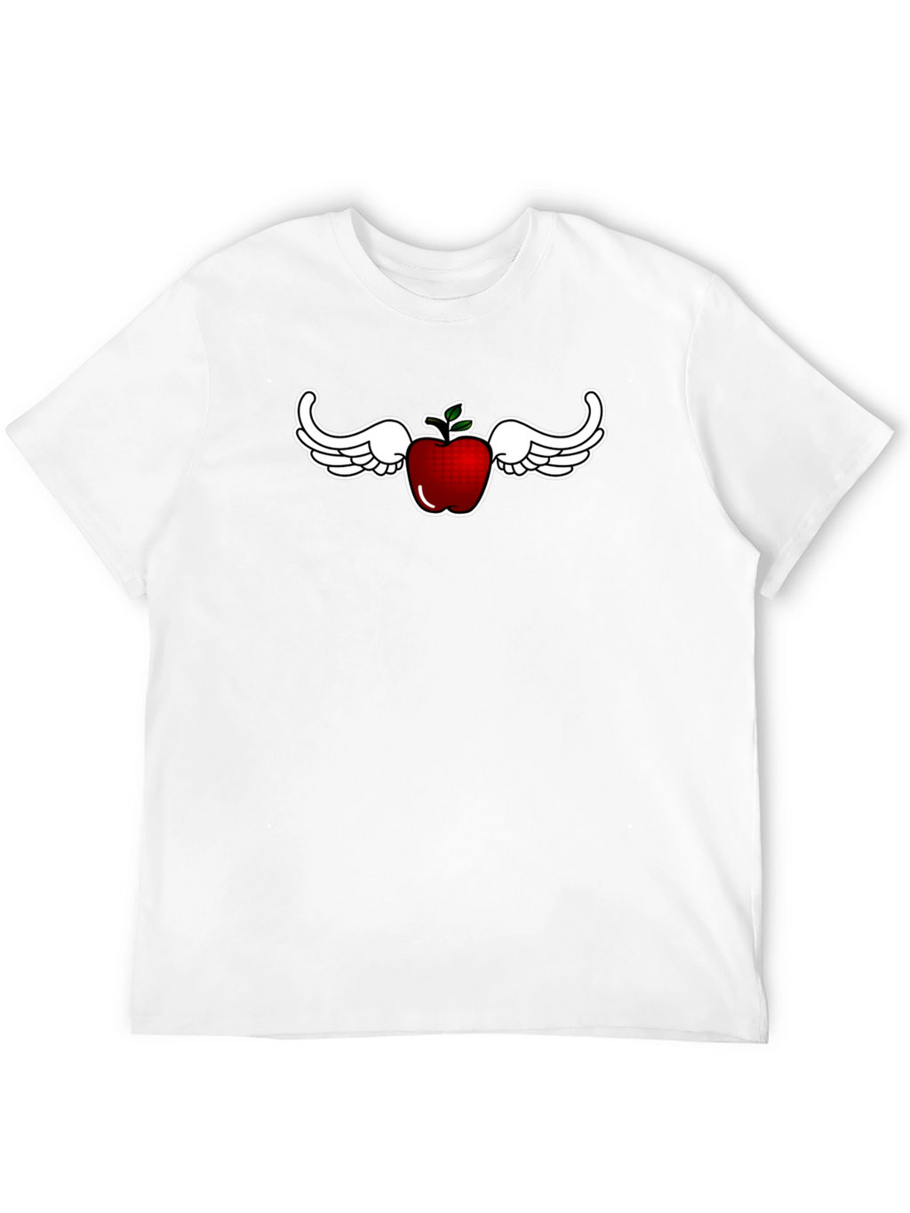 Whimsical Flying Apple Graphic Tee