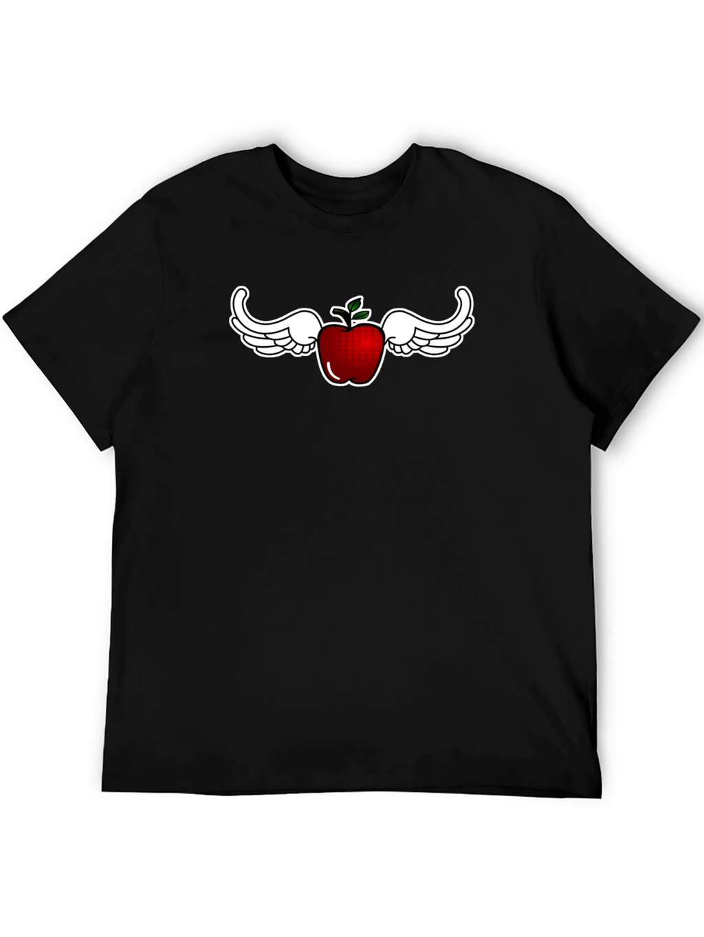 Whimsical Flying Apple Graphic Tee