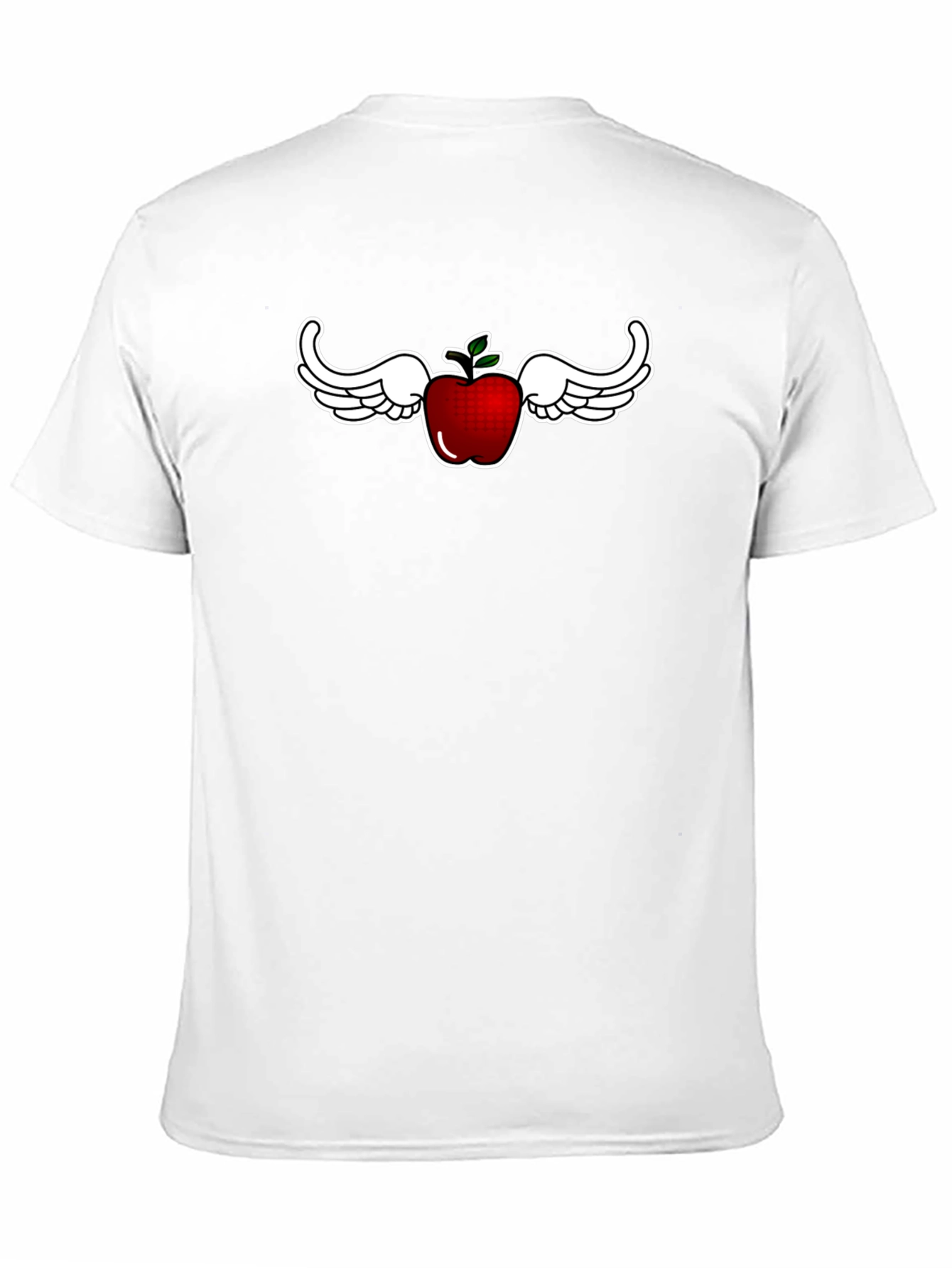 Whimsical Flying Apple Graphic Tee