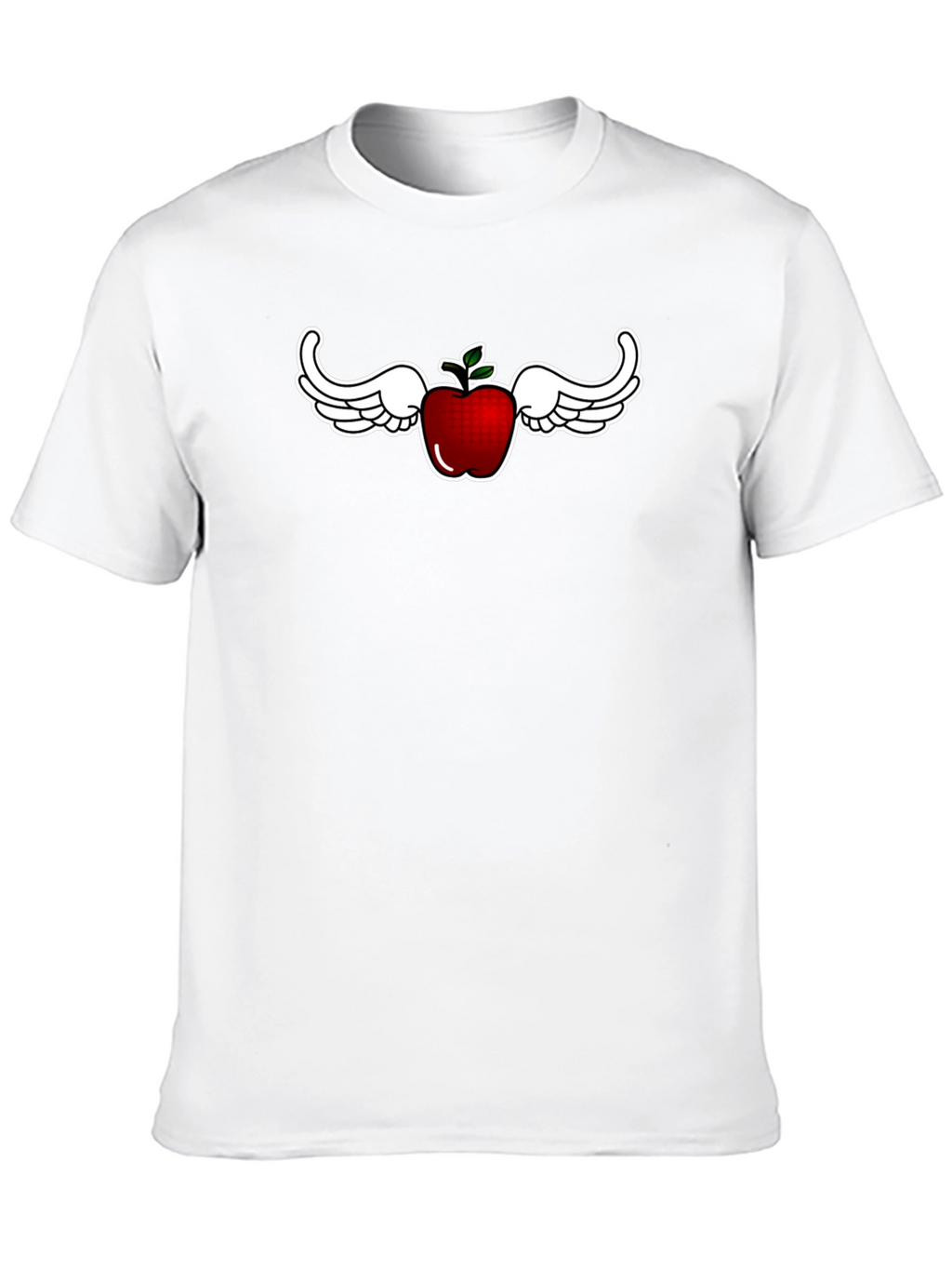 Whimsical Flying Apple Graphic Tee