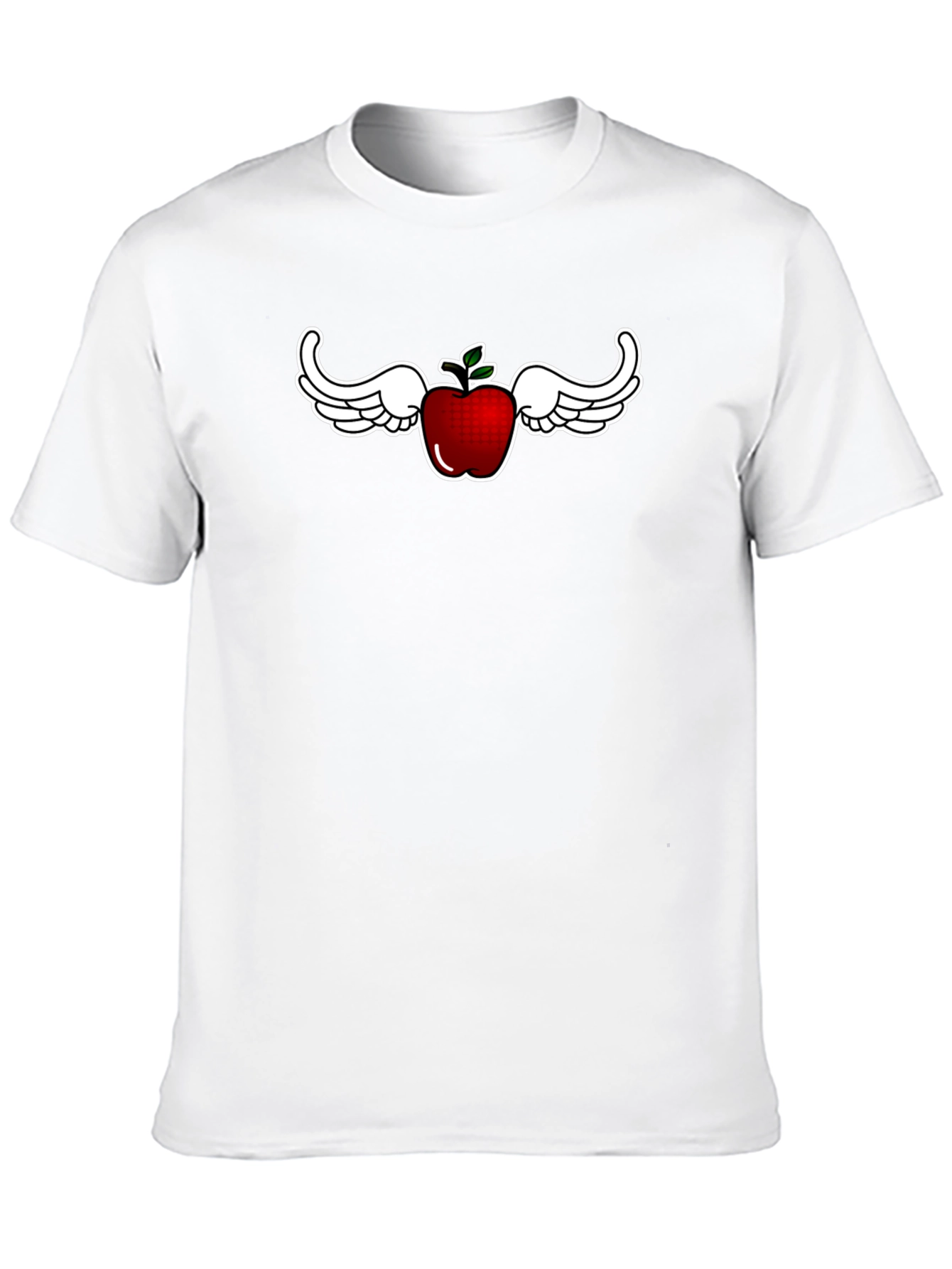 Whimsical Flying Apple Graphic Tee