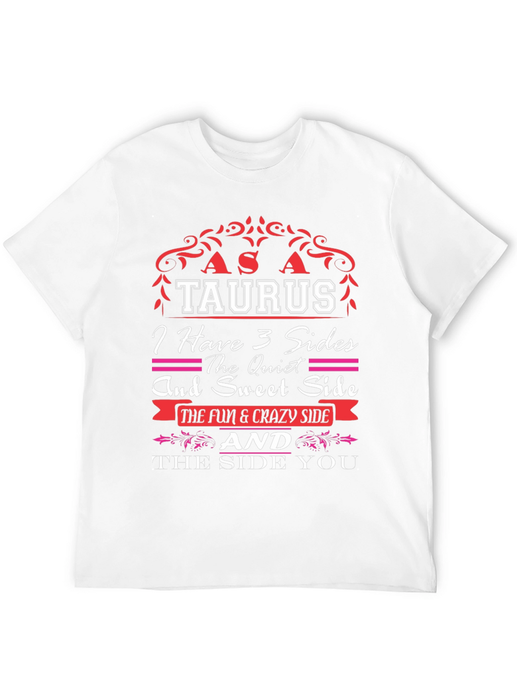 Taurus Zodiac Graphic Tee - 3 Sides