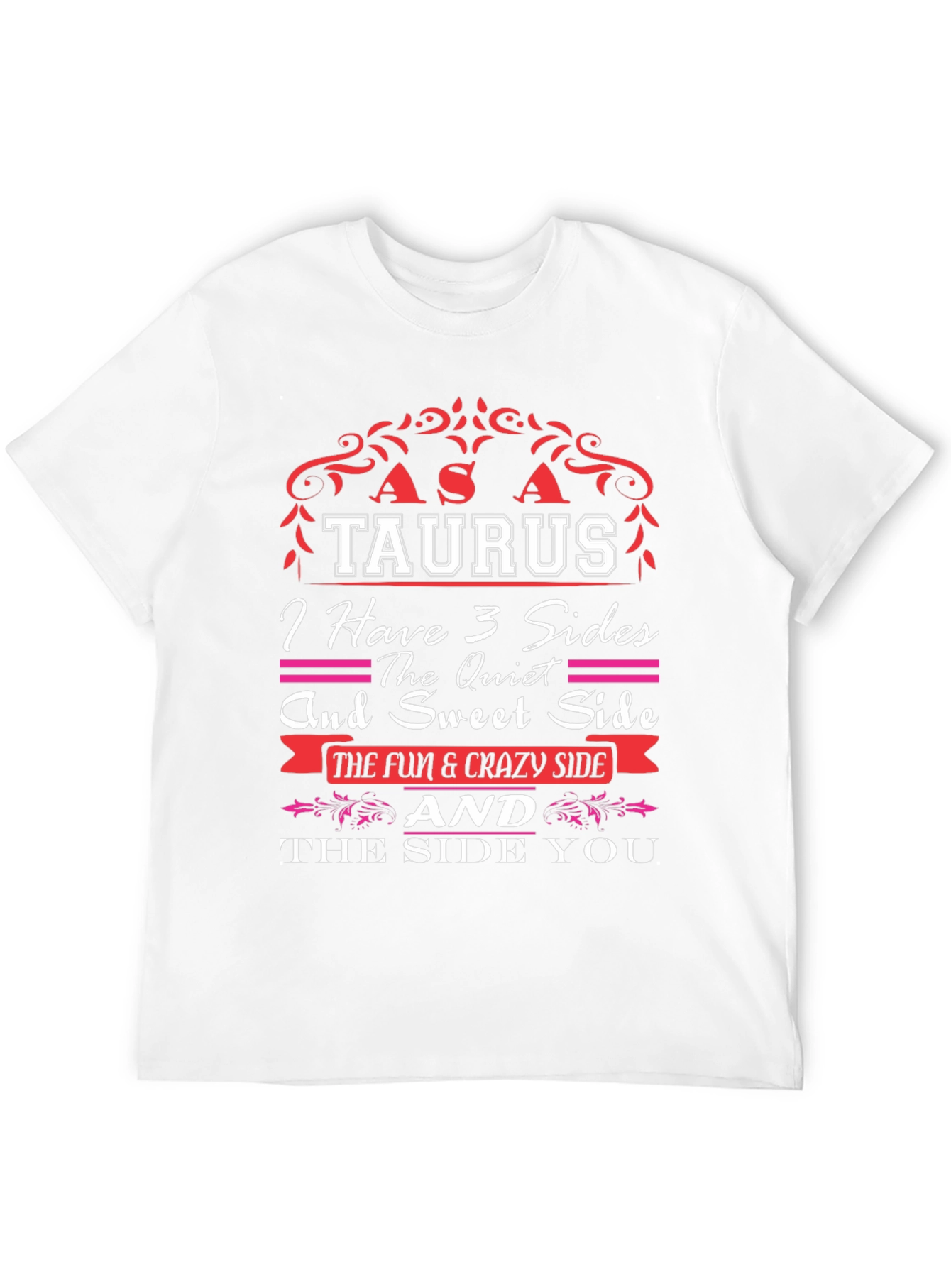 Taurus Zodiac Graphic Tee - 3 Sides