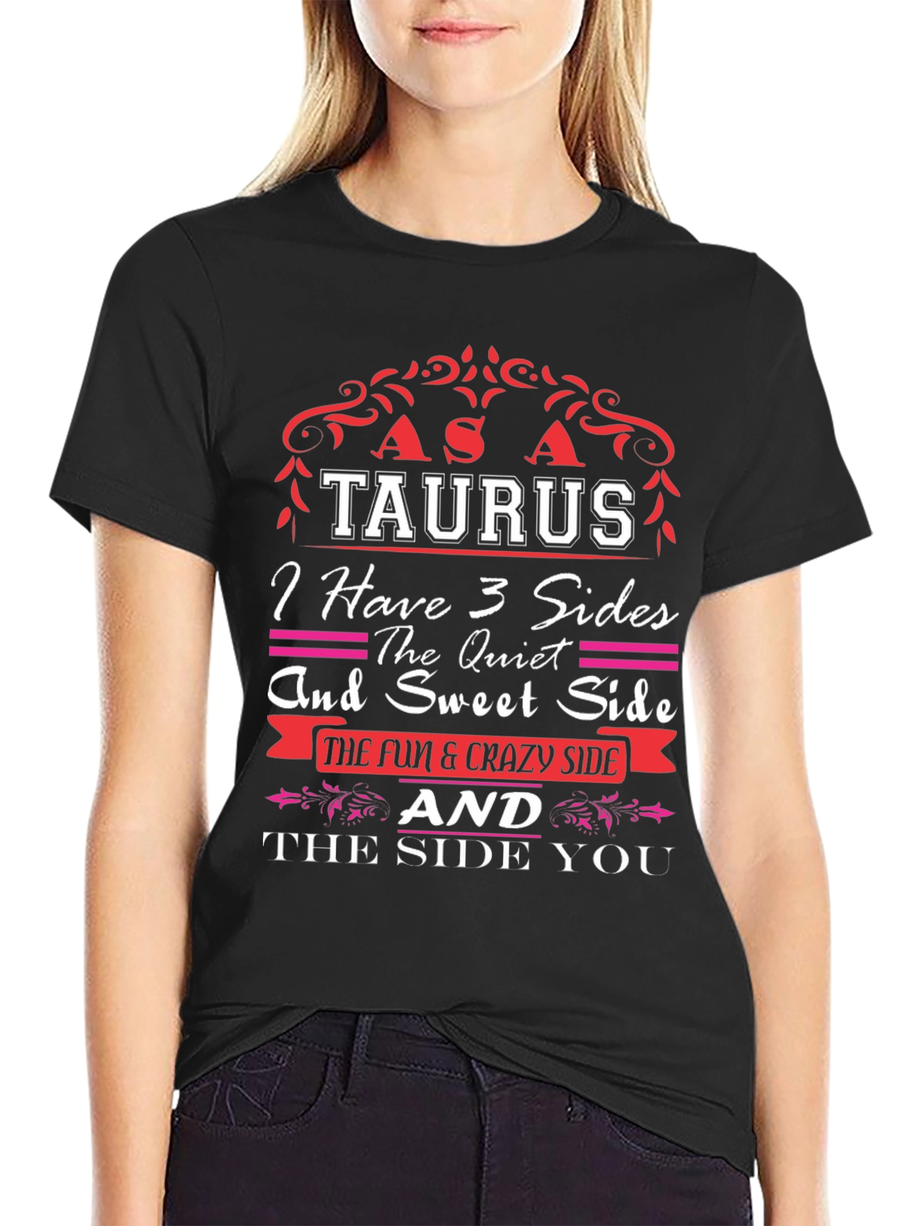 Taurus Zodiac Graphic Tee - 3 Sides