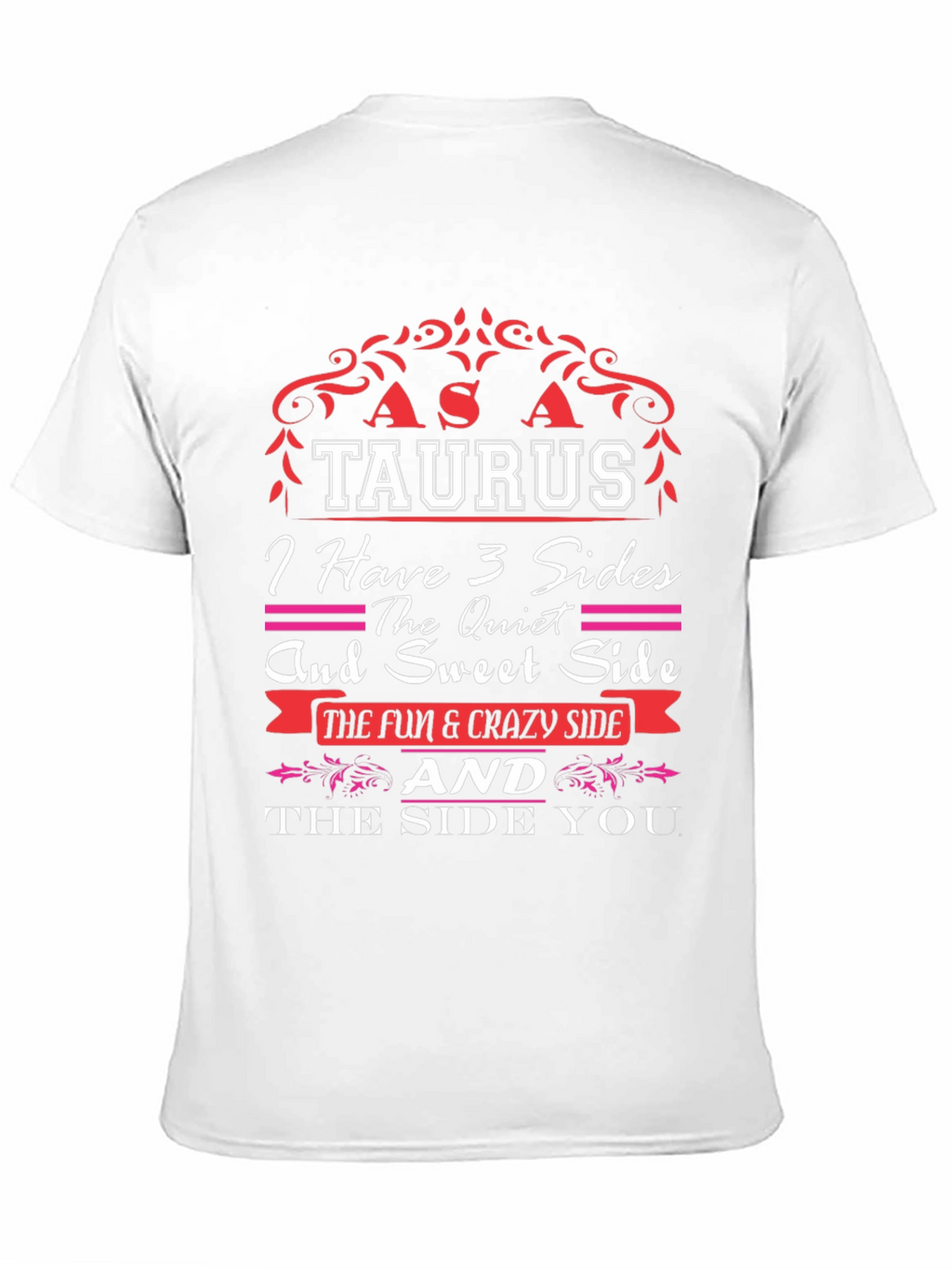 Taurus Zodiac Graphic Tee - 3 Sides