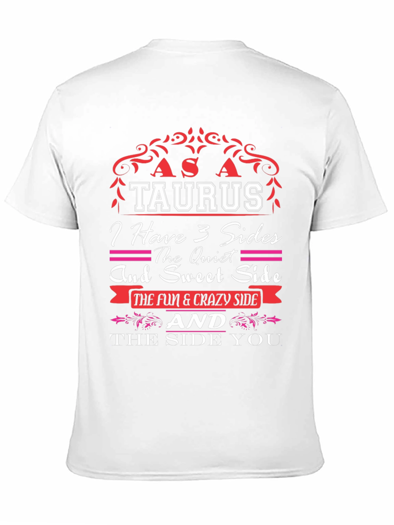 Taurus Zodiac Graphic Tee - 3 Sides