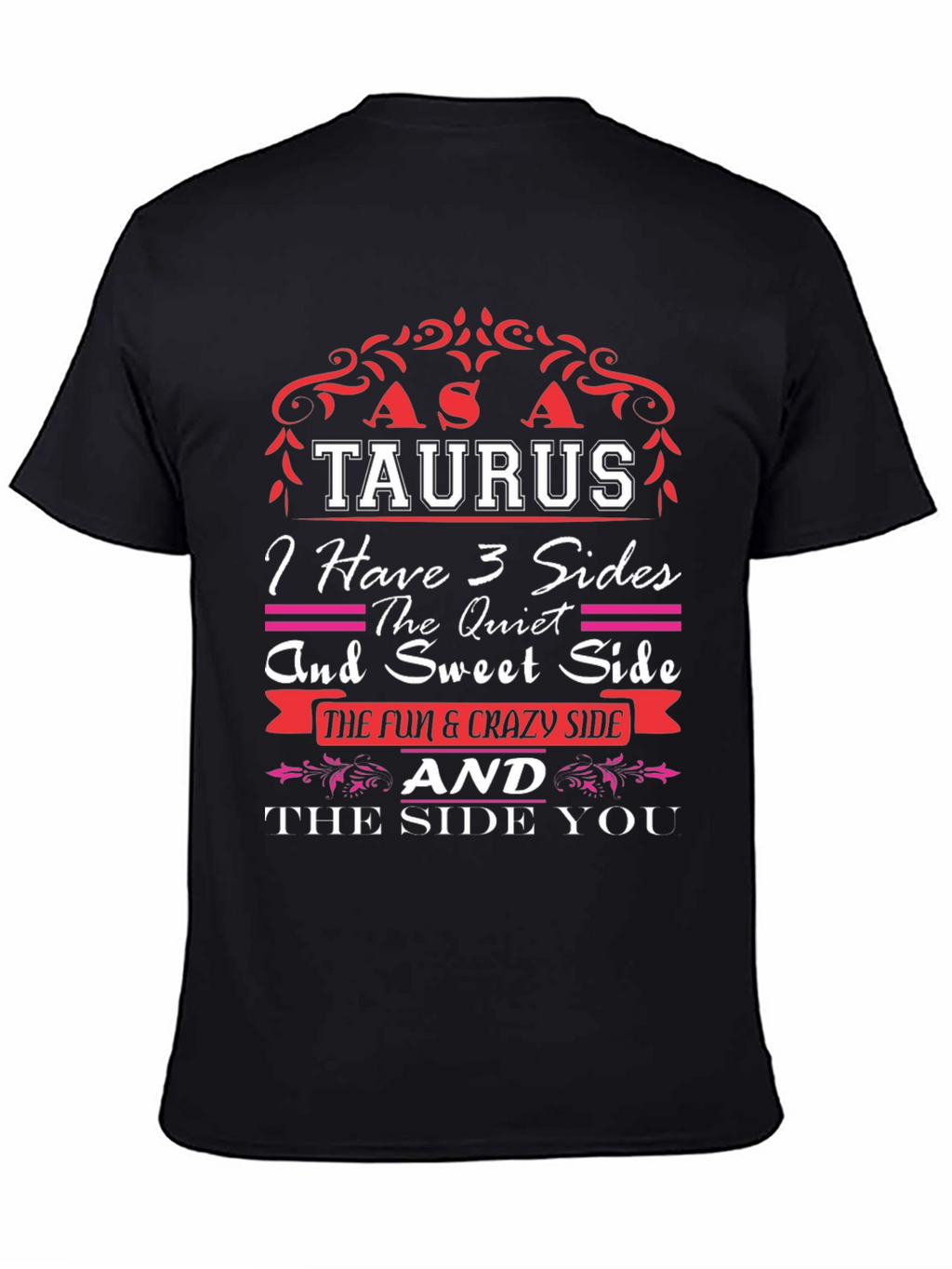 Taurus Zodiac Graphic Tee - 3 Sides