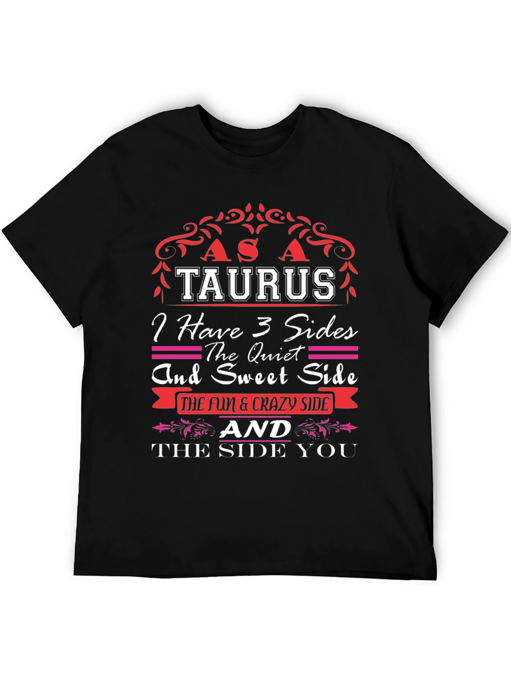 Taurus Zodiac Graphic Tee - 3 Sides