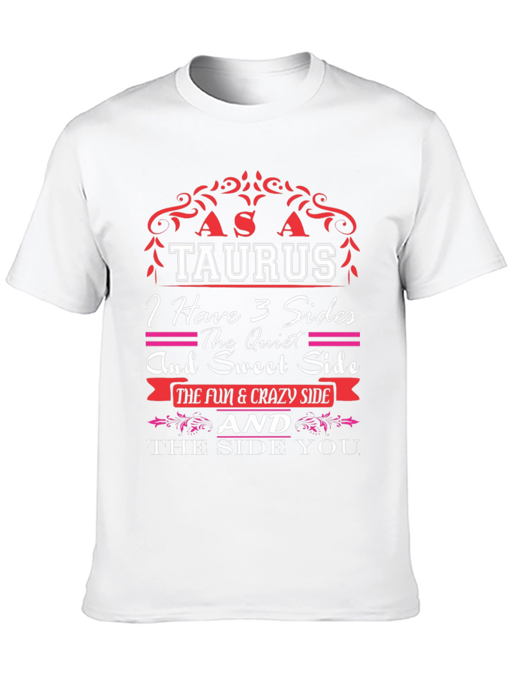 Taurus Zodiac Graphic Tee - 3 Sides