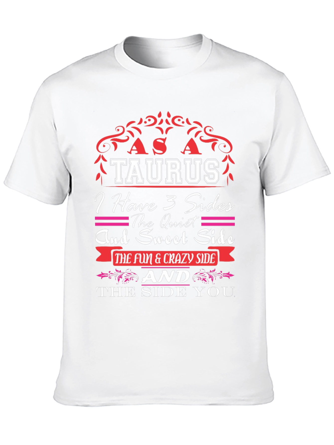 Taurus Zodiac Graphic Tee - 3 Sides