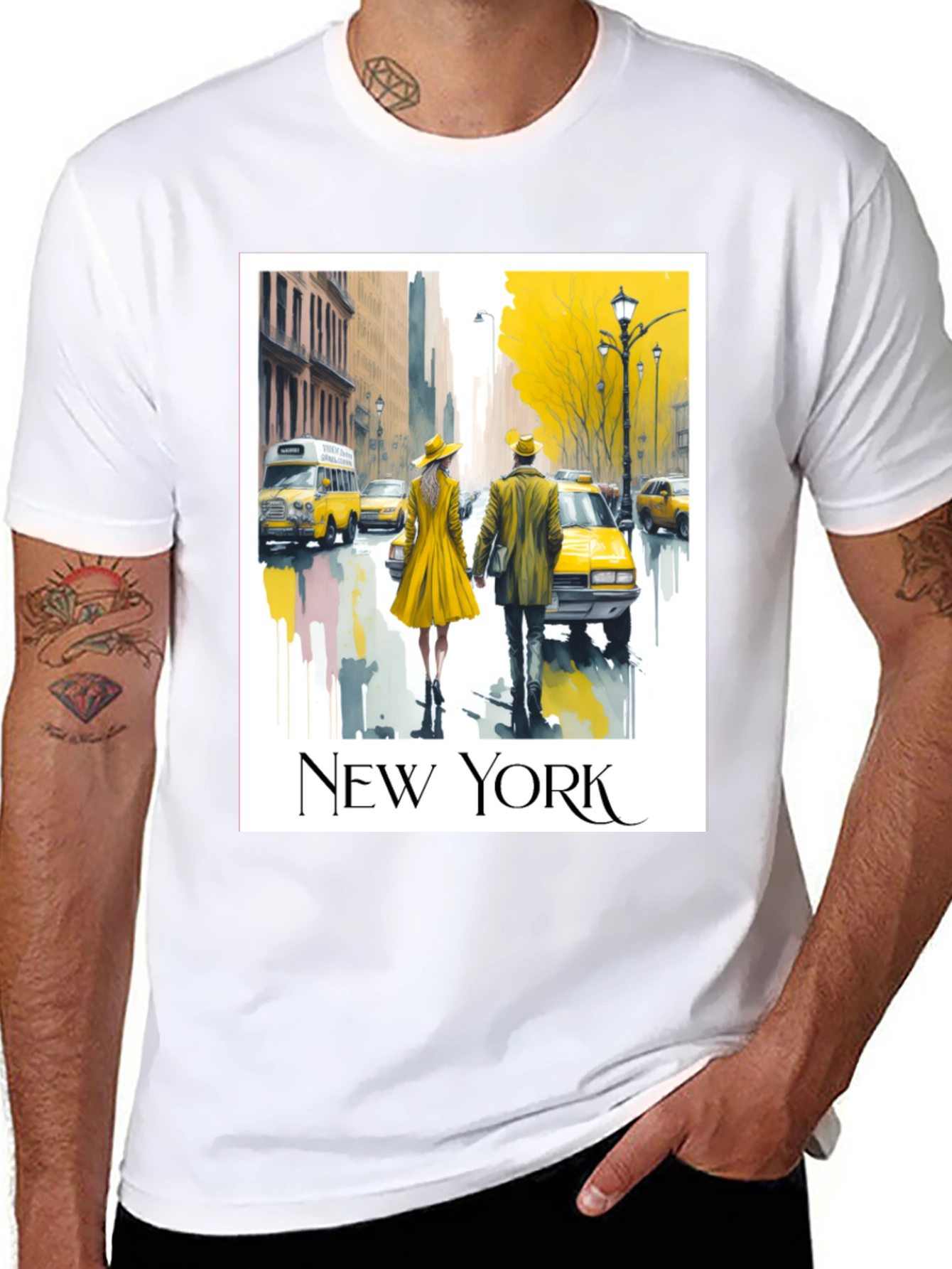 New York Cityscape Graphic Tee