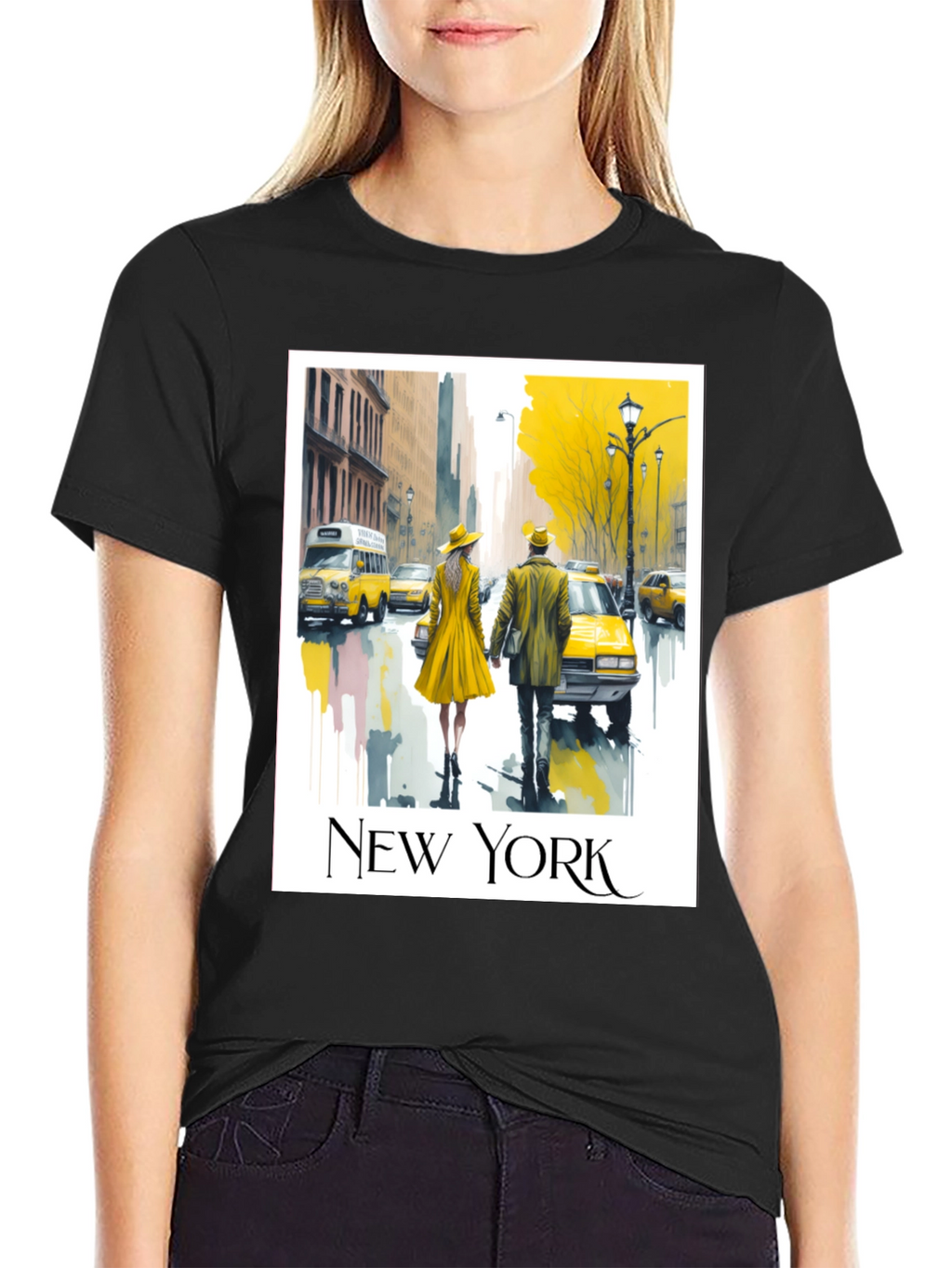 New York Cityscape Graphic Tee
