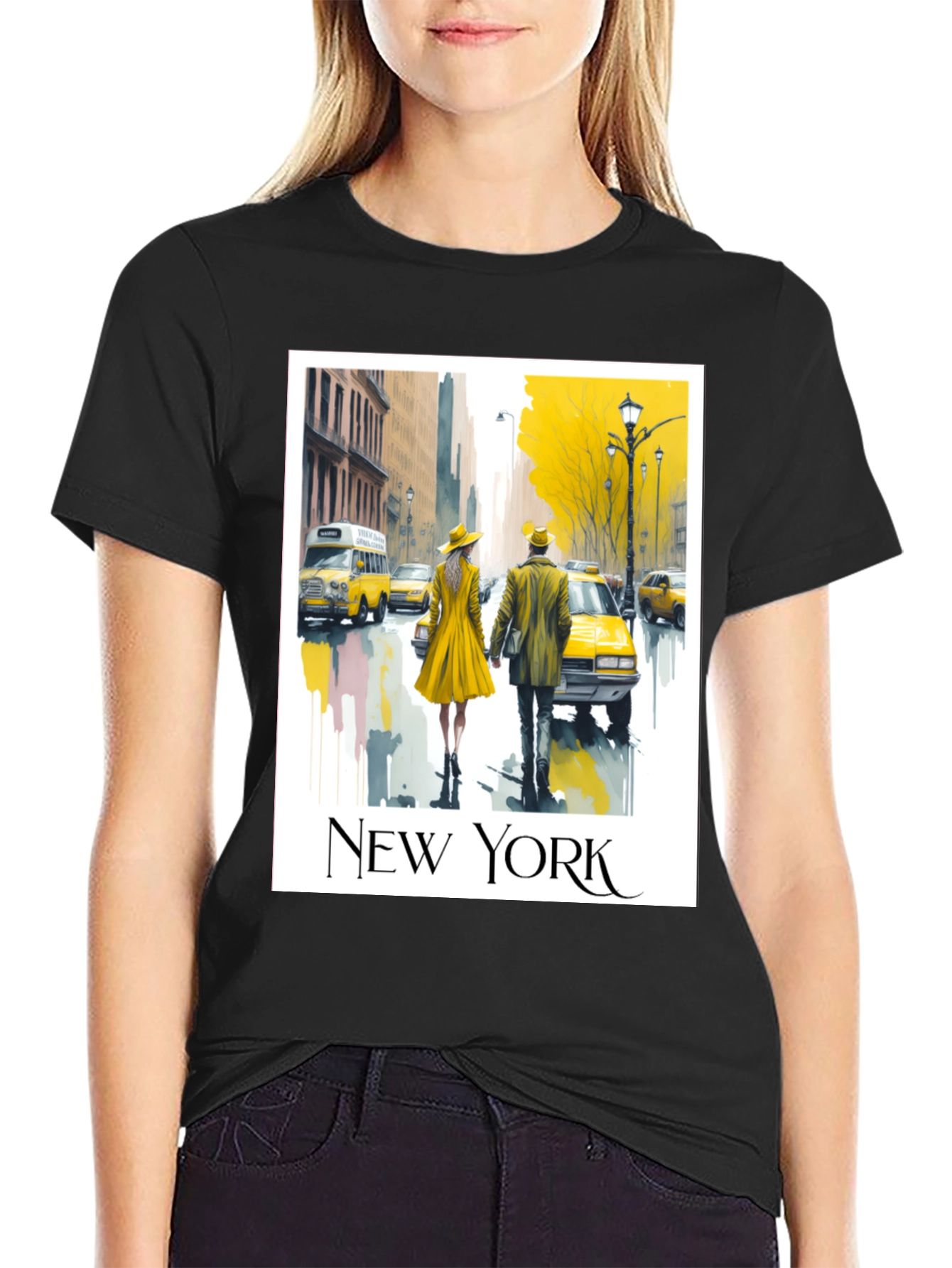 New York Cityscape Graphic Tee