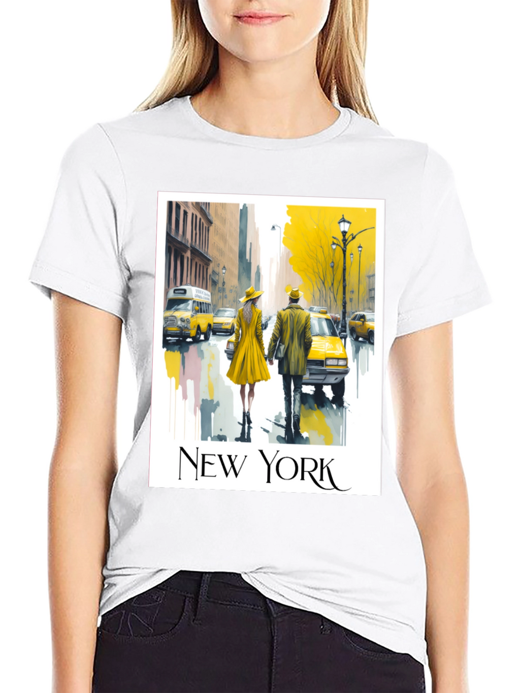 New York Cityscape Graphic Tee