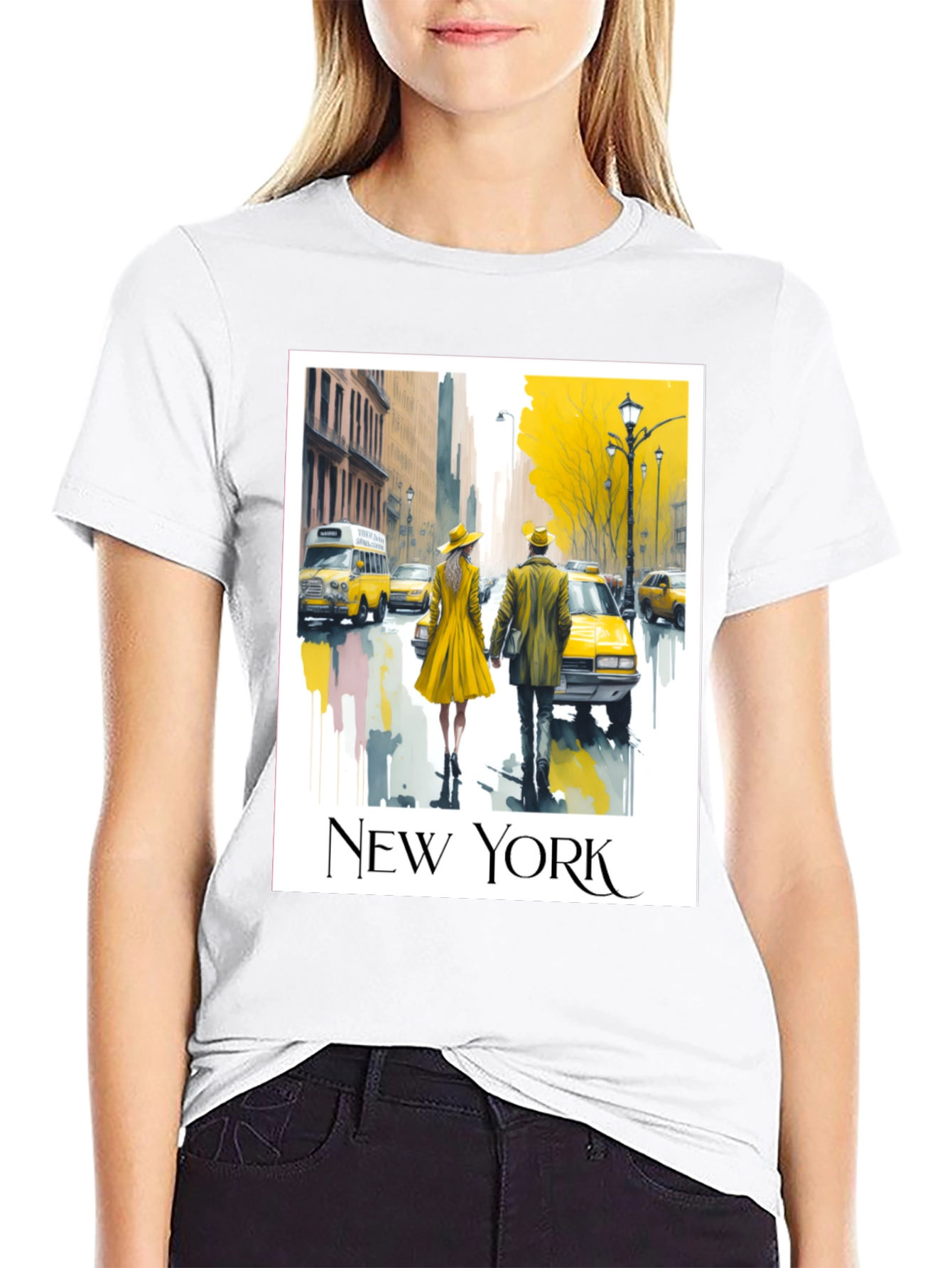New York Cityscape Graphic Tee