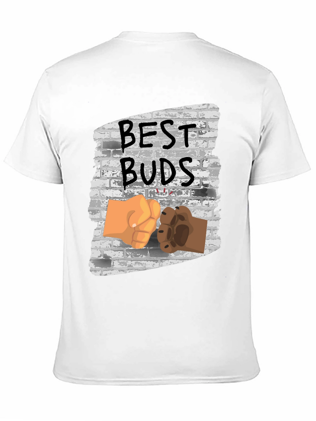 Best Buds T-Shirt: Human & Pet Friendship Tee