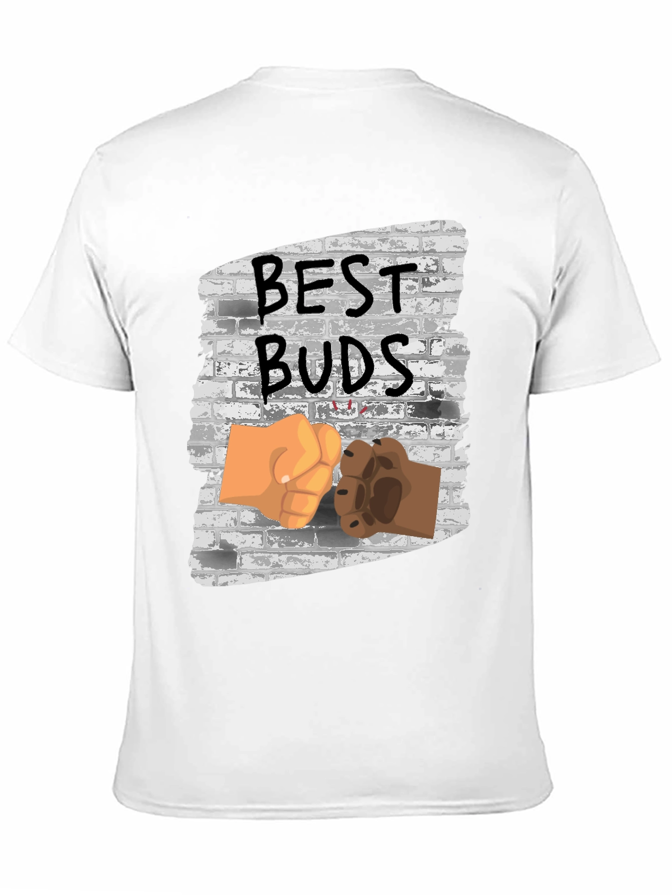 Best Buds T-Shirt: Human & Pet Friendship Tee