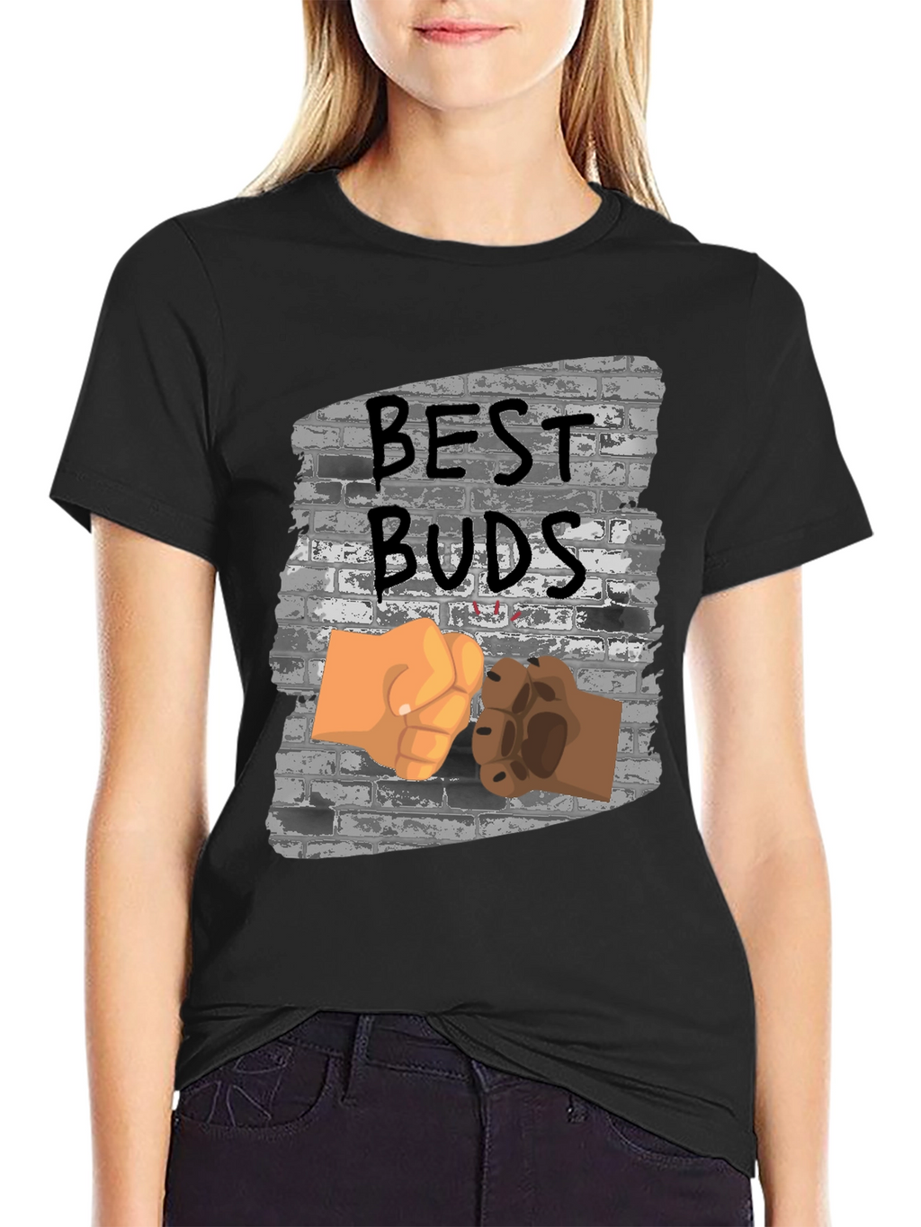 Best Buds T-Shirt: Human & Pet Friendship Tee