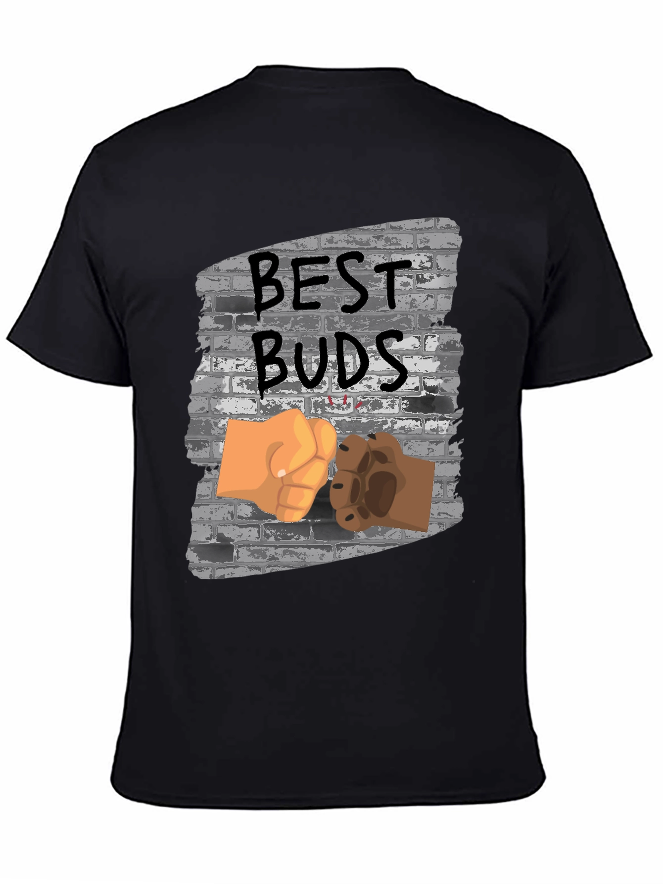 Best Buds T-Shirt: Human & Pet Friendship Tee