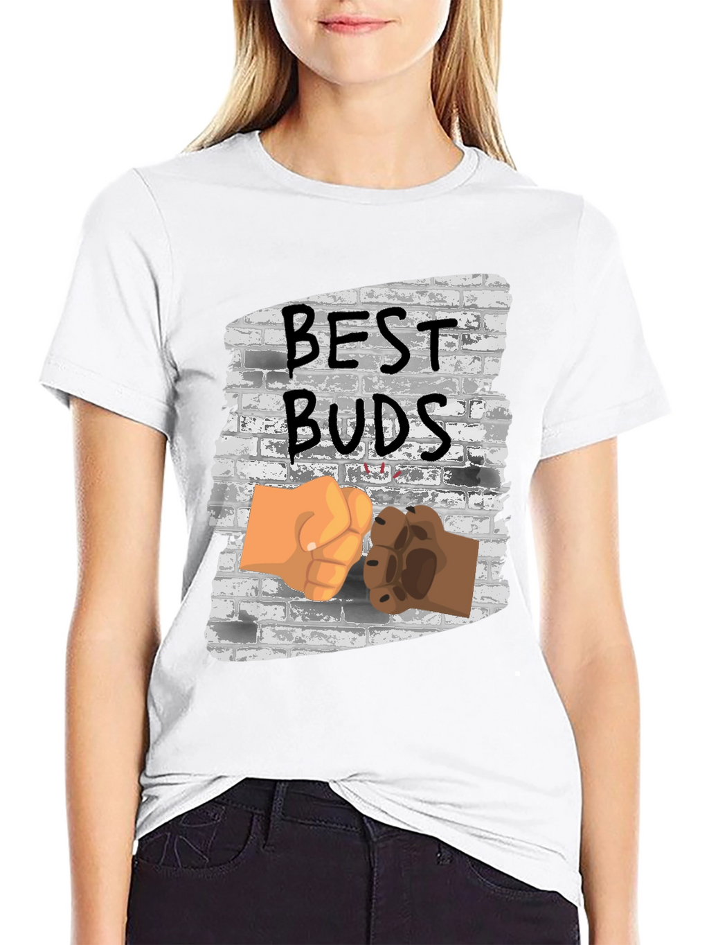 Best Buds T-Shirt: Human & Pet Friendship Tee