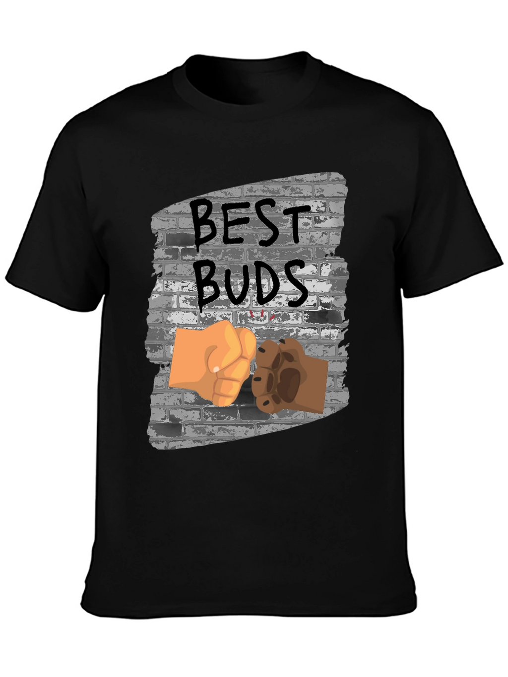 Best Buds T-Shirt: Human & Pet Friendship Tee