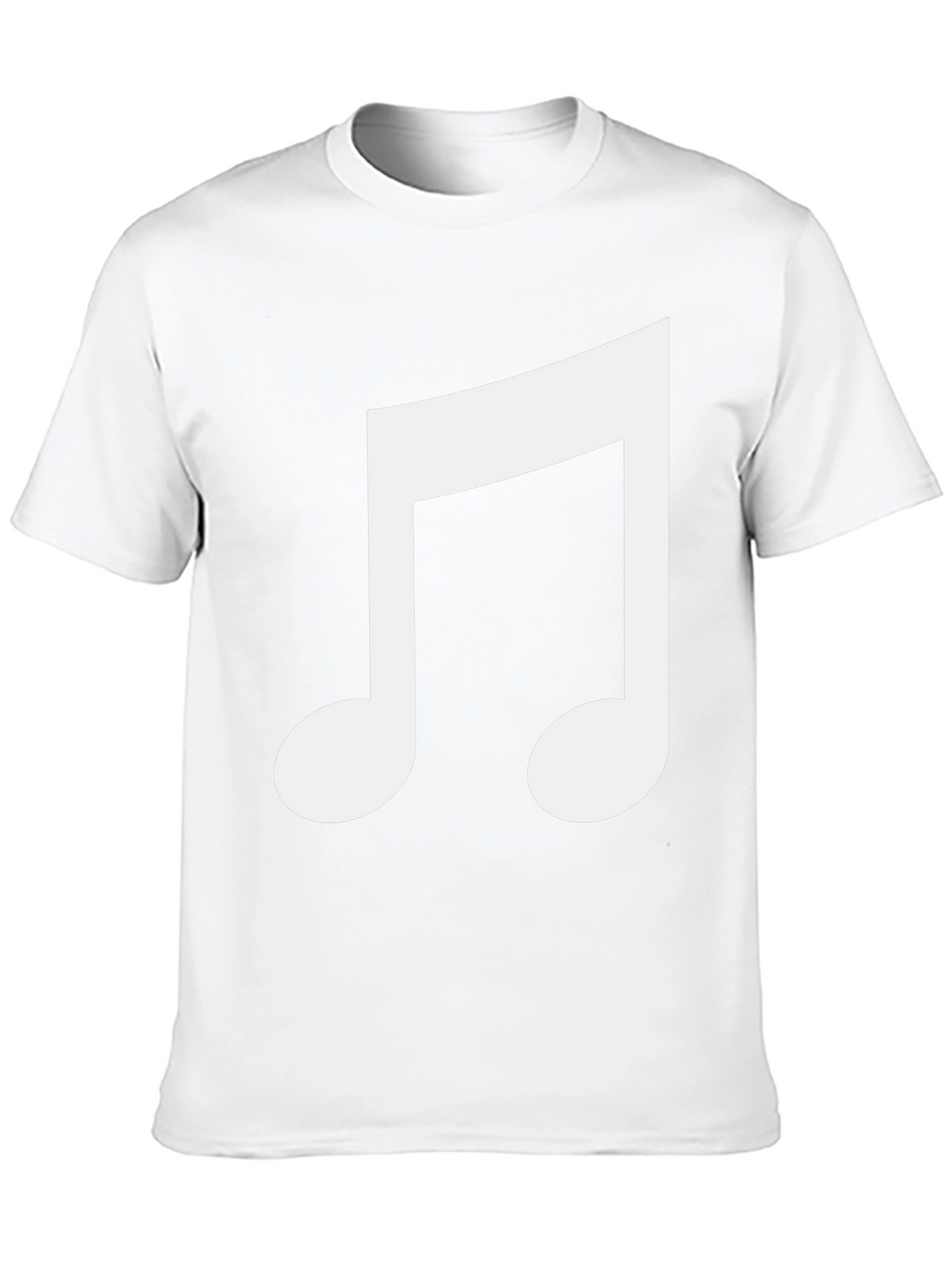 Musical Note Graphic Black T-Shirt